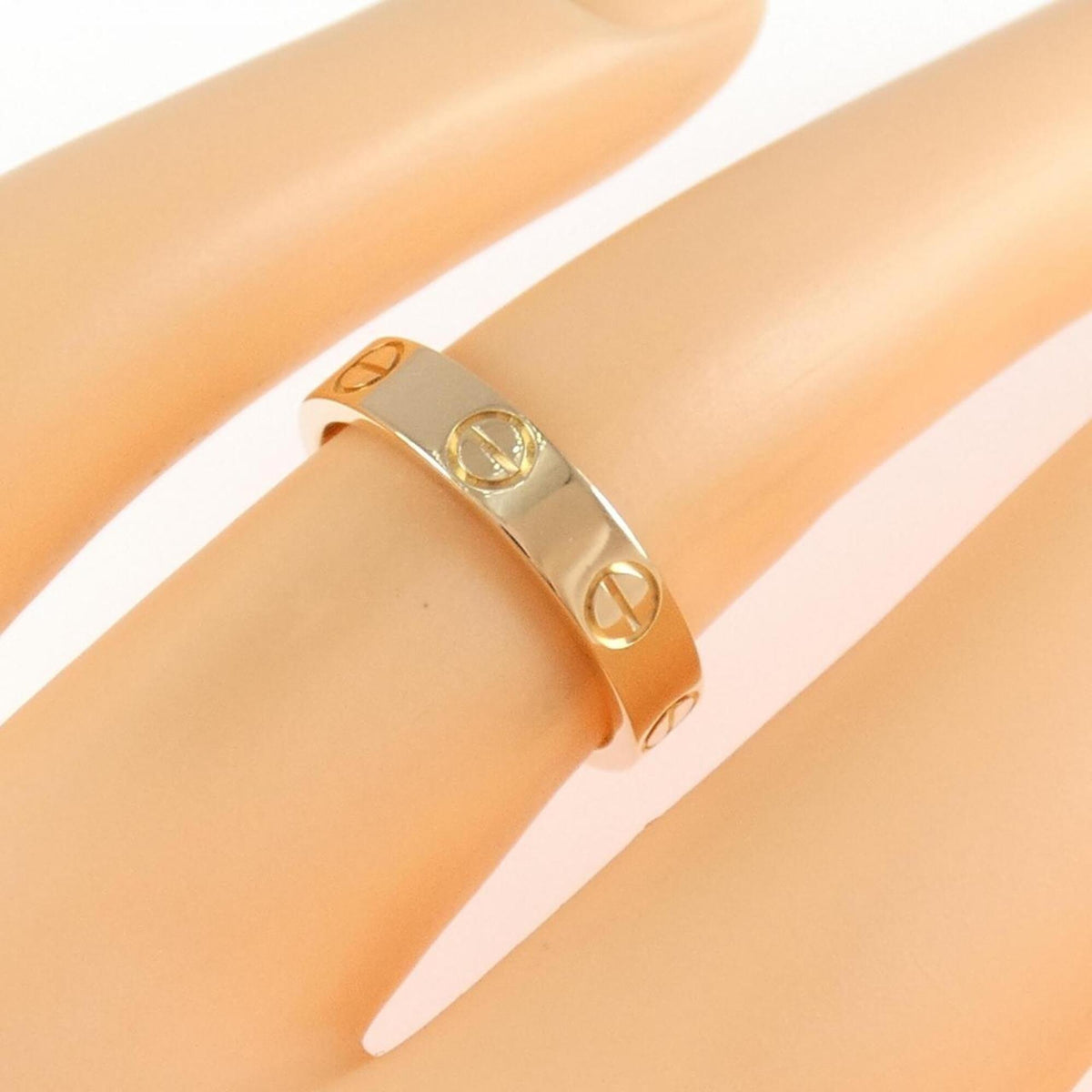 Cartier Love Pink Gold (18K) Band Ring (Pre-Owned)
