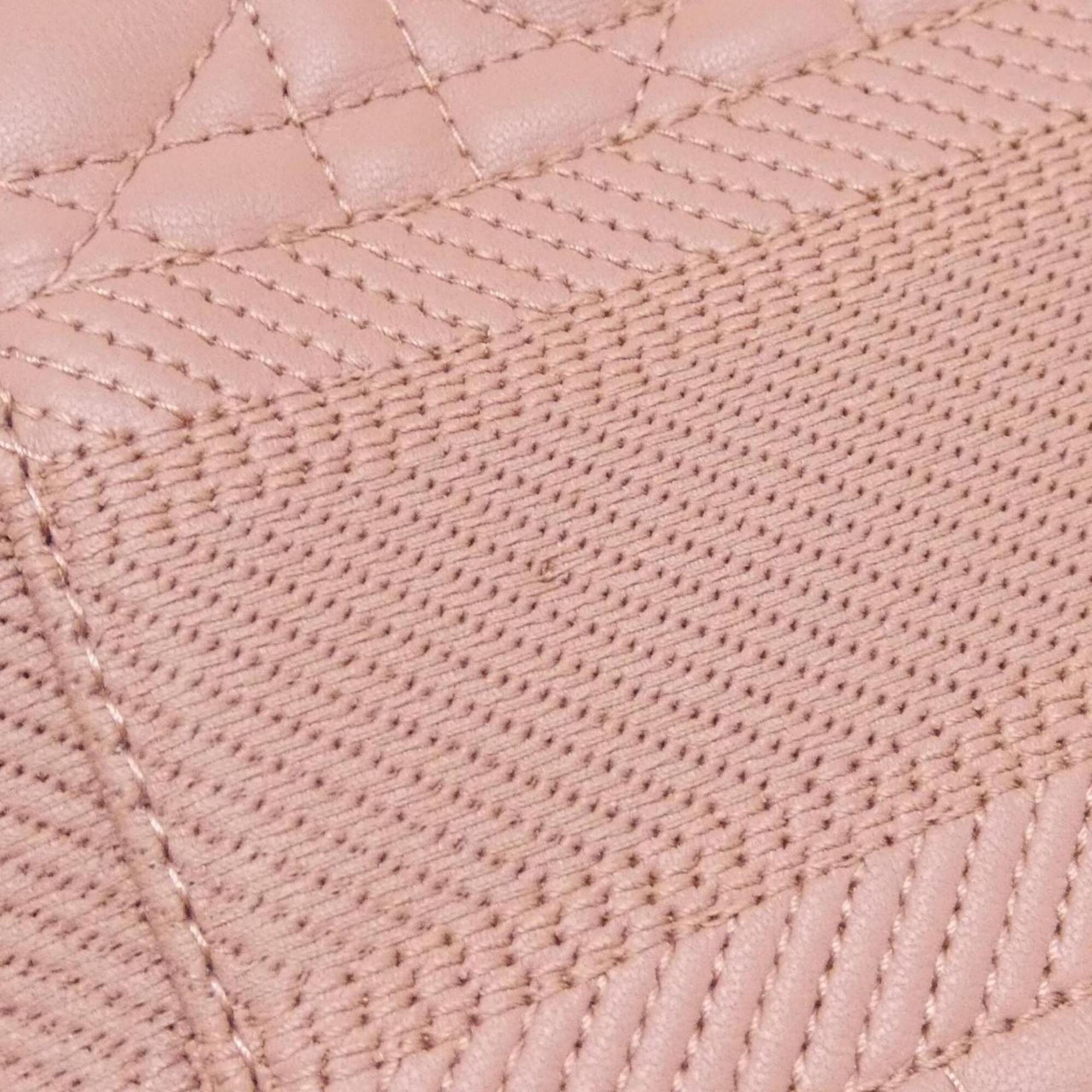 Christian Dior Pink Leather Vanity Bag (Pre-Owned)