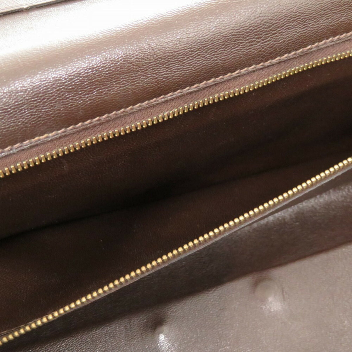 Hermes Brown Leather Boston Bag (Pre-Owned)
