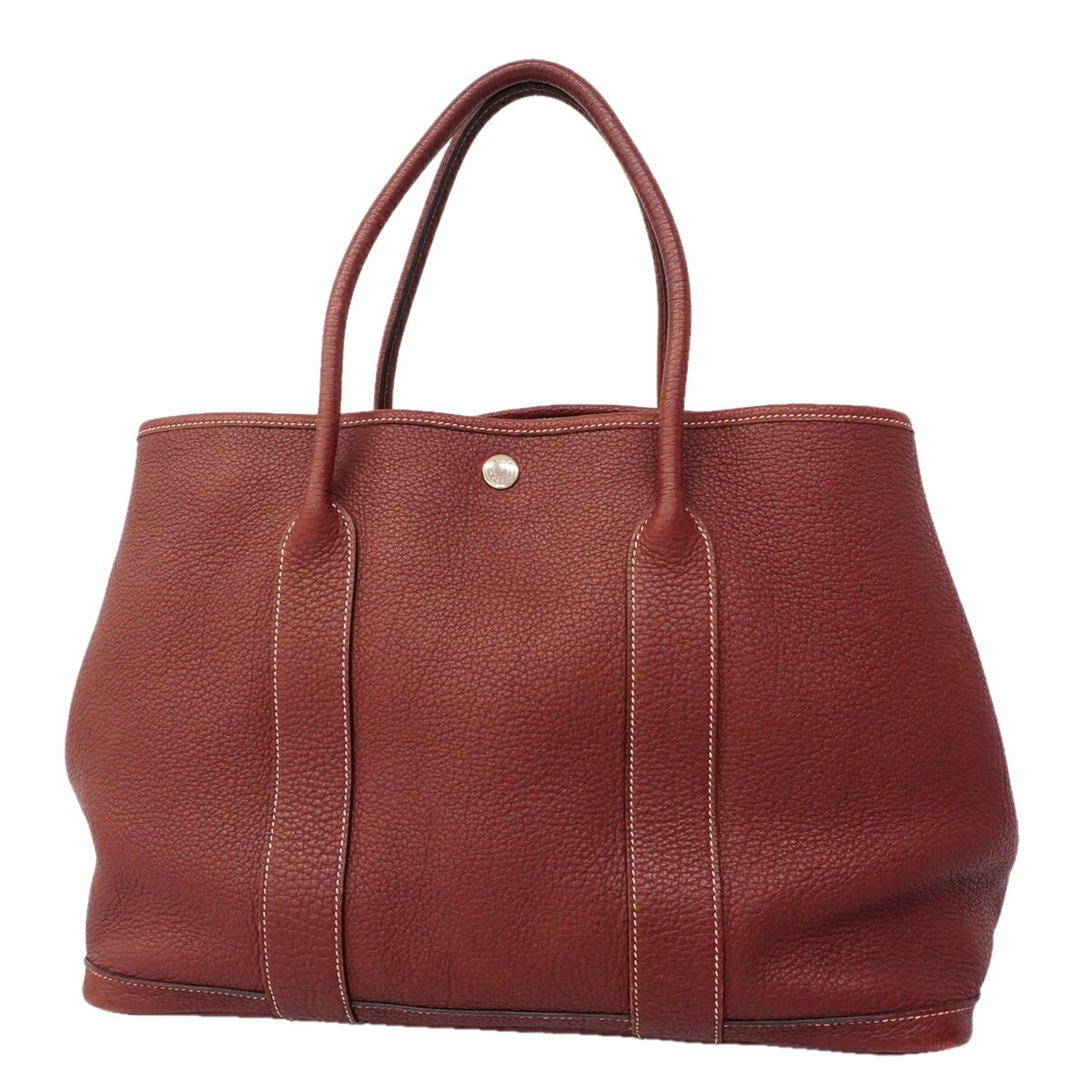 Hermes Rouge H Negonda Leather Tote Bag (Pre-Owned)