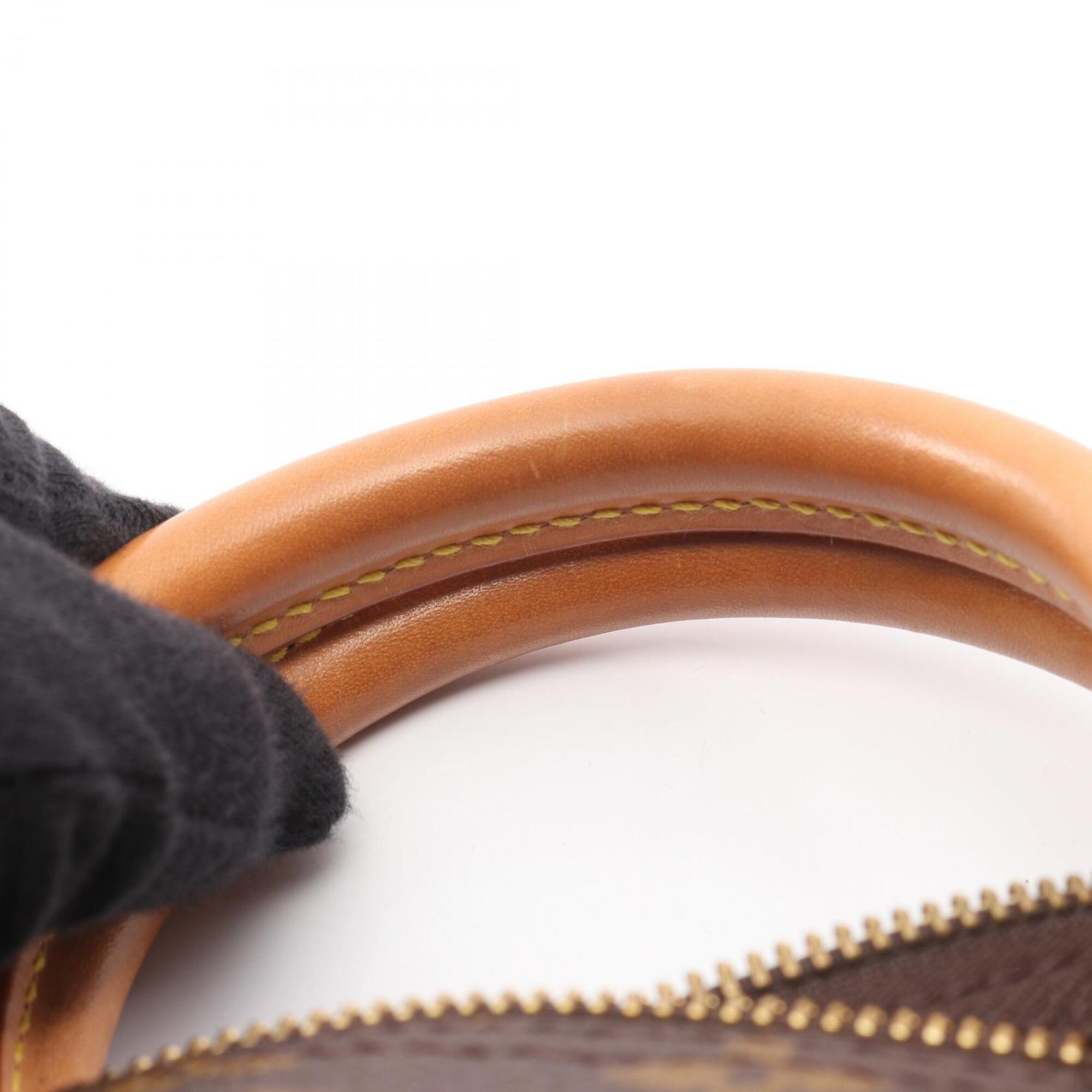 Louis Vuitton Brown Monogram Coated Canvas Leather Handbag (Pre-Owned)