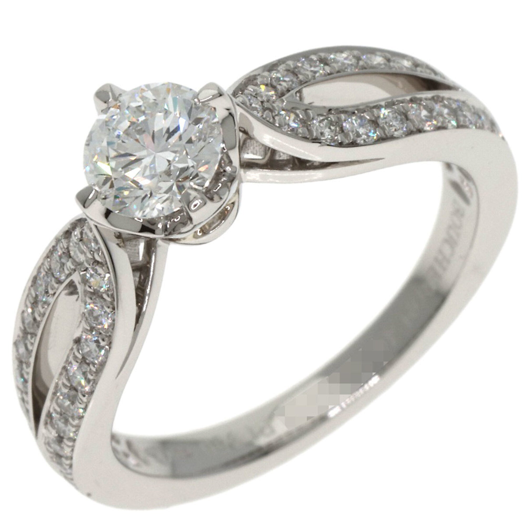 Boucheron Platinum Platinum 950 Band Ring (Pre-Owned)