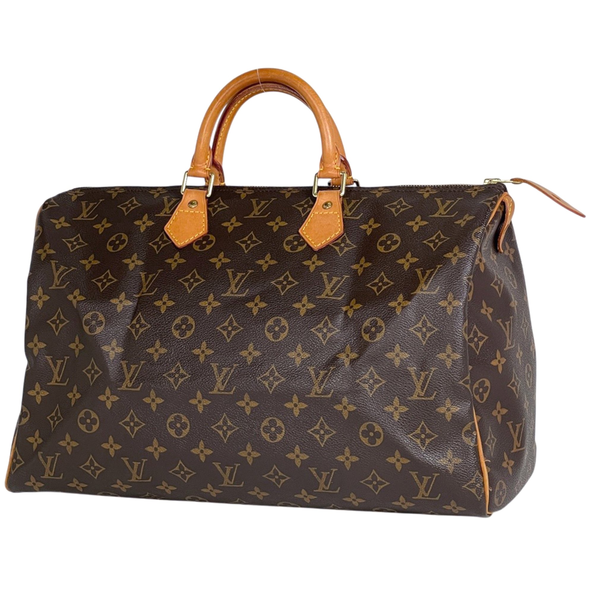 Louis Vuitton Monogram Brown Monogram Boston Bag Handbag (Pre-Owned)