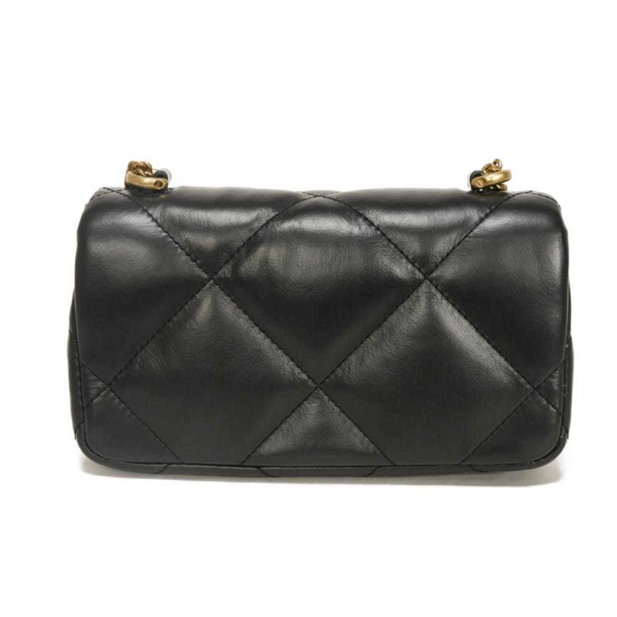 Tory Burch Black Leather Shoulder Bag (Pre-Owned)