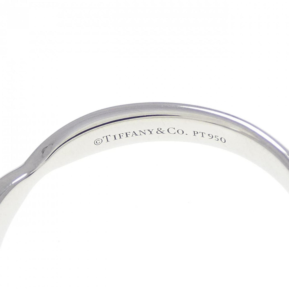 Tiffany Platinum 950 Band Ring (Pre-Owned)