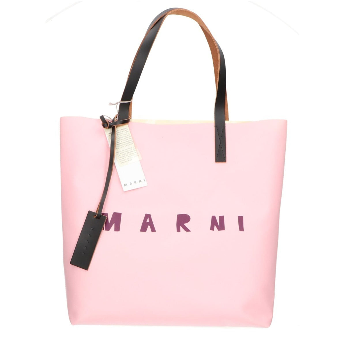 Marni Ivory Pink Pvc Tote Bag (Pre-Owned)