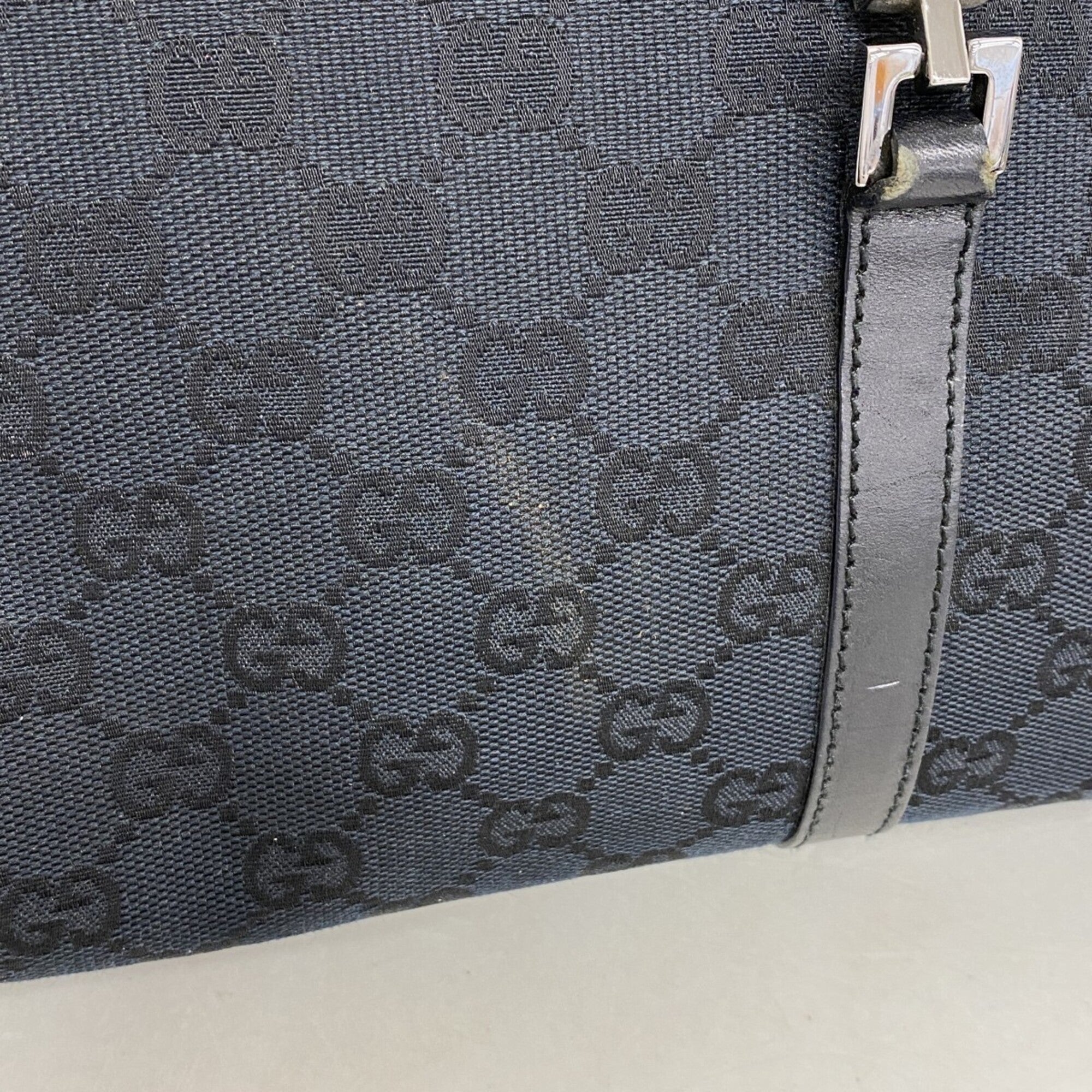 Gucci Black Canvas Handbag (Pre-Owned)