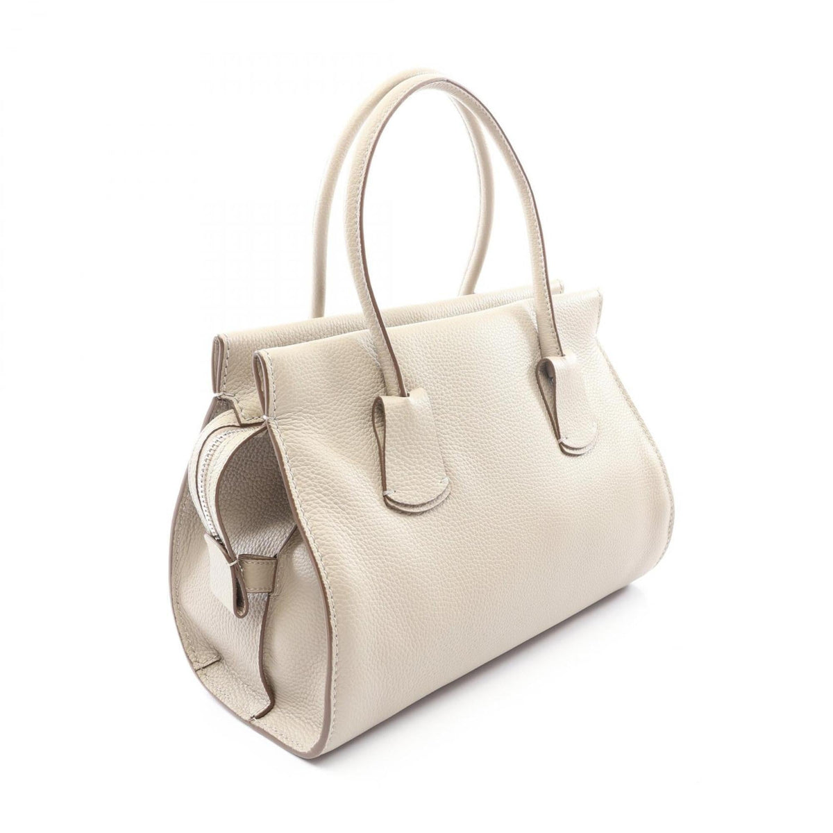 Tod's Beige Leather Tote Bag (Pre-Owned)