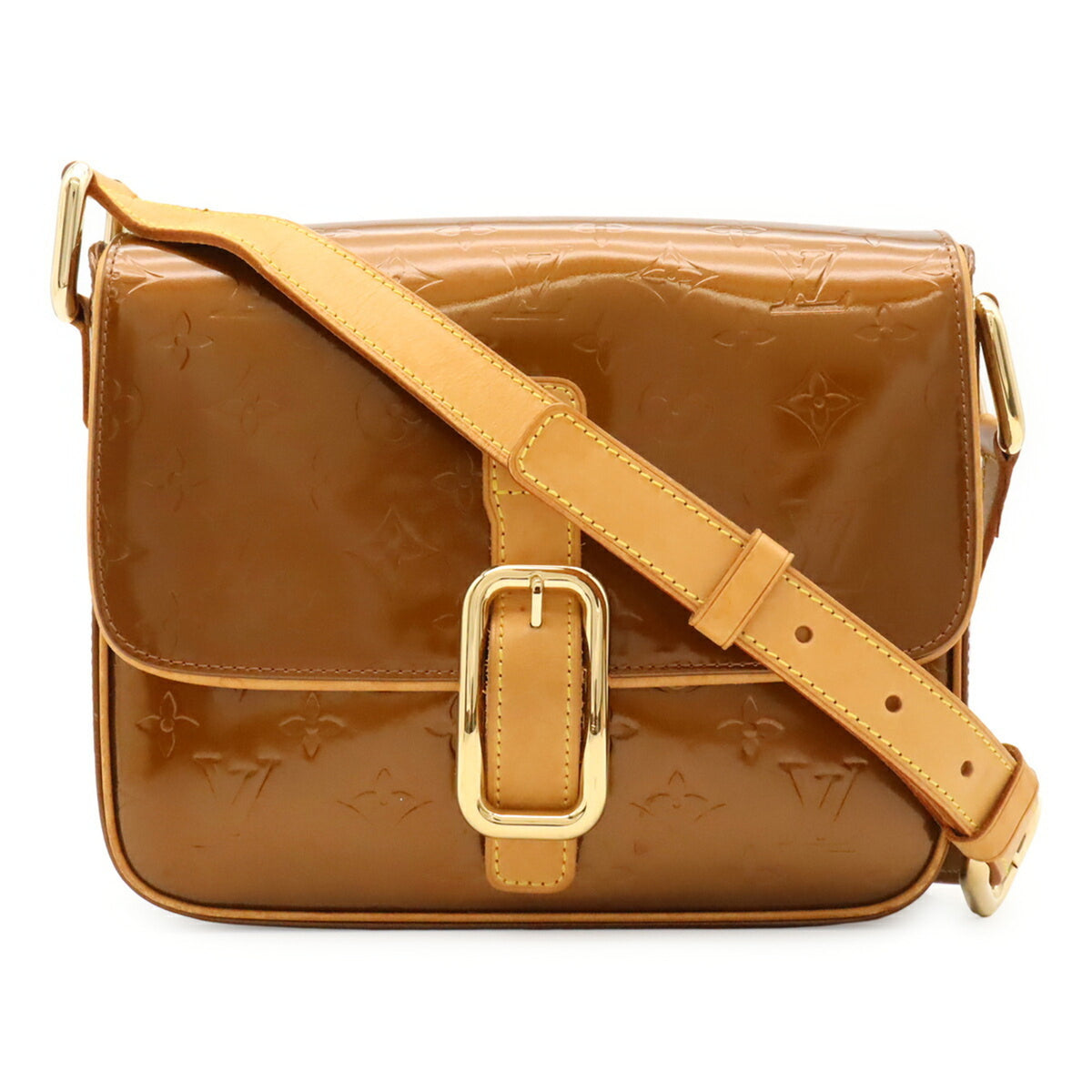 Louis Vuitton Bronze Monogram Vernis Pochette Shoulder Bag (Pre-Owned)