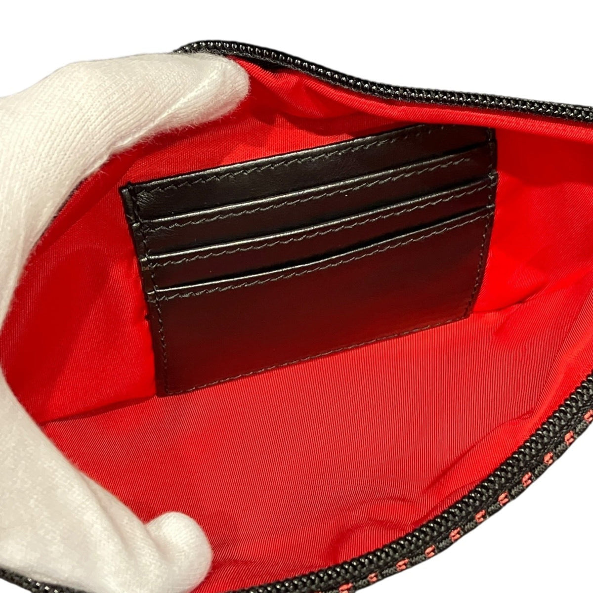 Christian Louboutin Black Nylon Sling Bag (Pre-Owned)