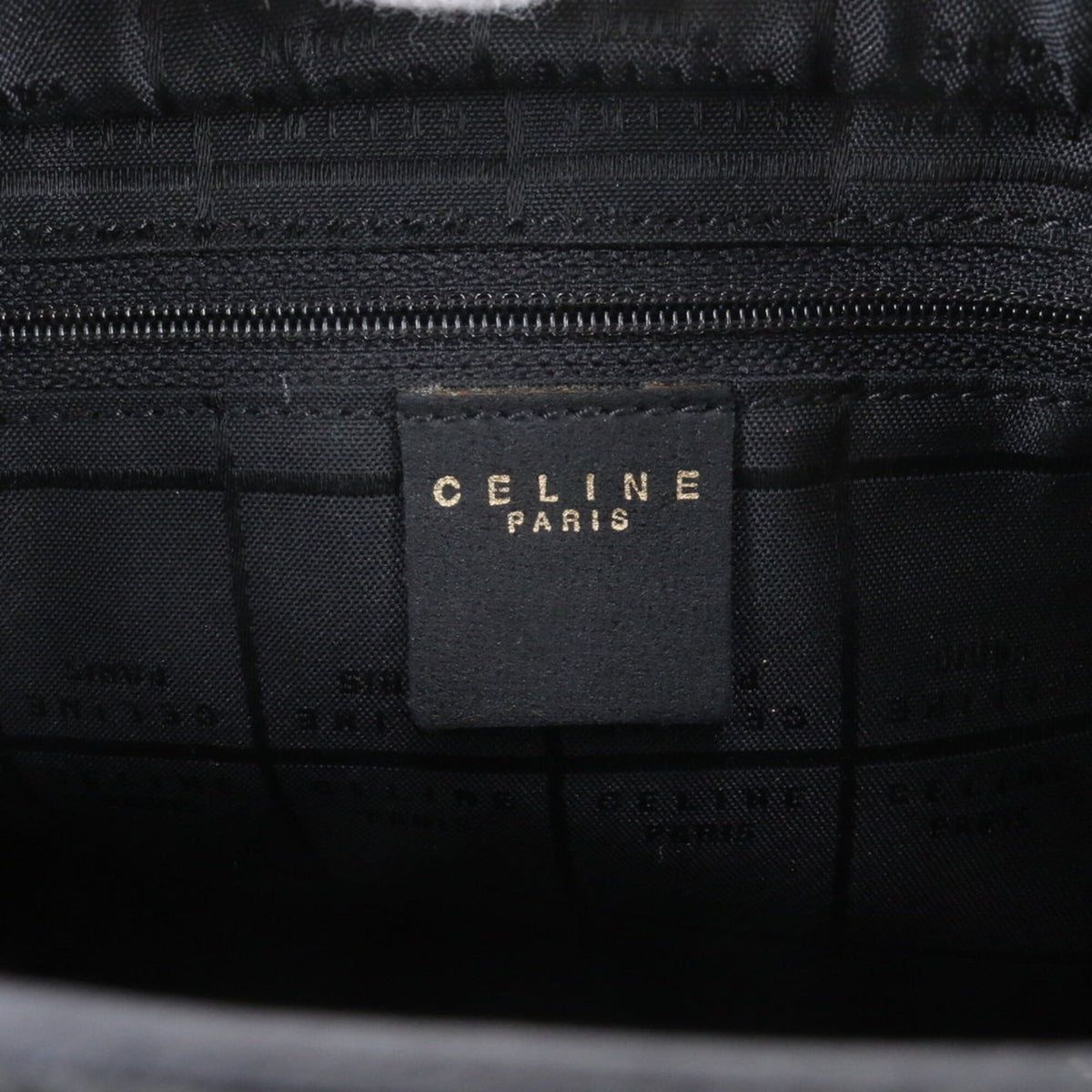 Celine Black Leather Handbag Tote Bag (Pre-Owned)