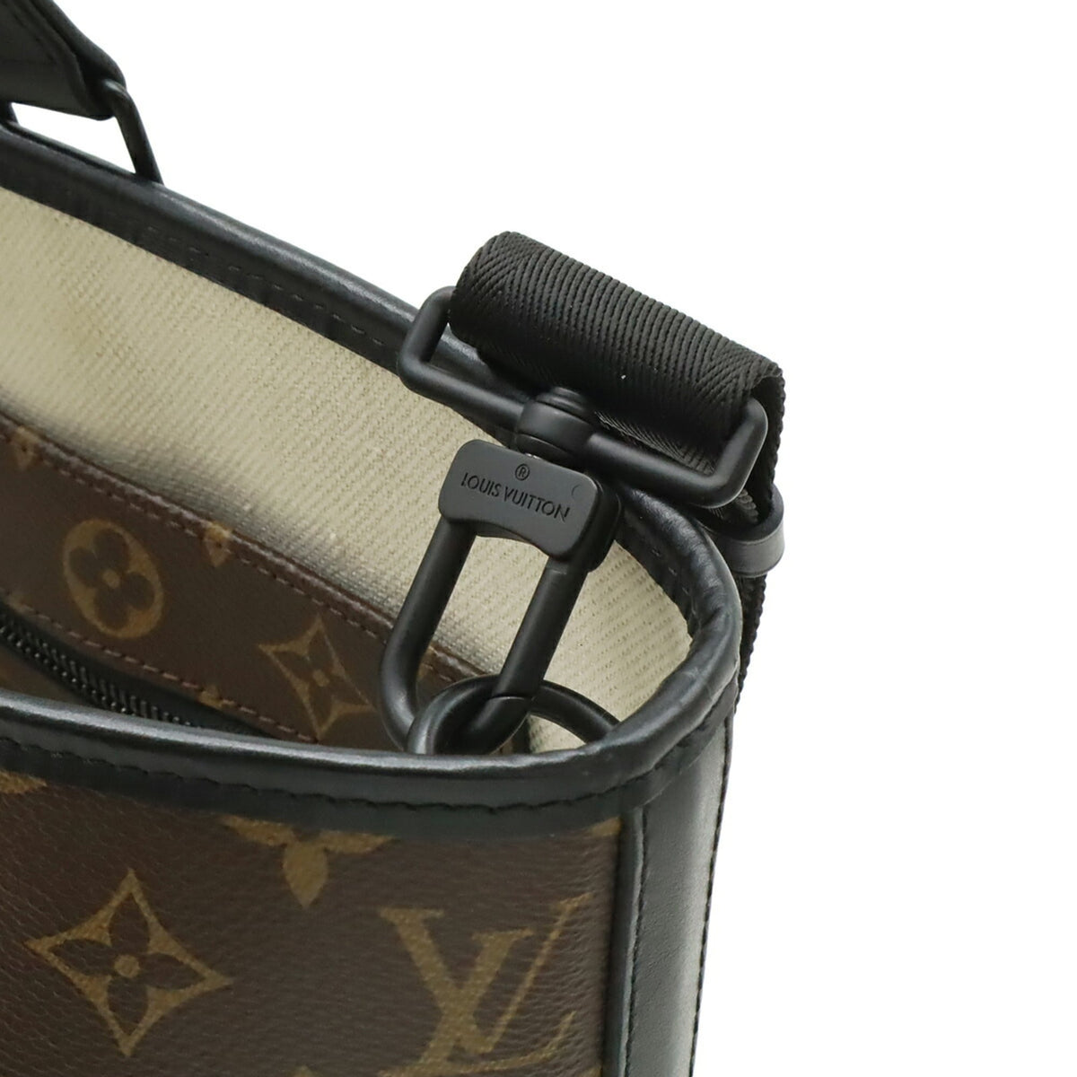 Louis Vuitton Monogram Macassar Monogram Macassar Monogram Leather Pouch Shoulder Bag Tote Bag (Pre-Owned)