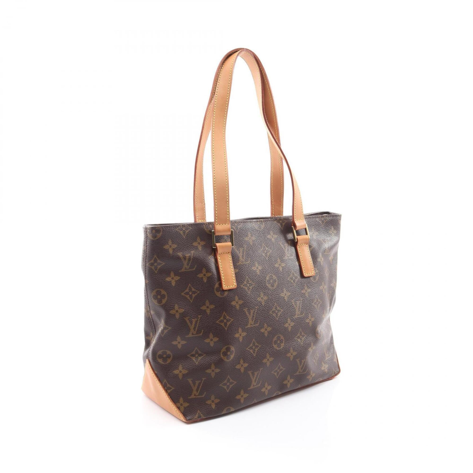 Louis Vuitton Brown Monogram Coated Canvas Leather Handbag Shoulder Bag (Pre-Owned)