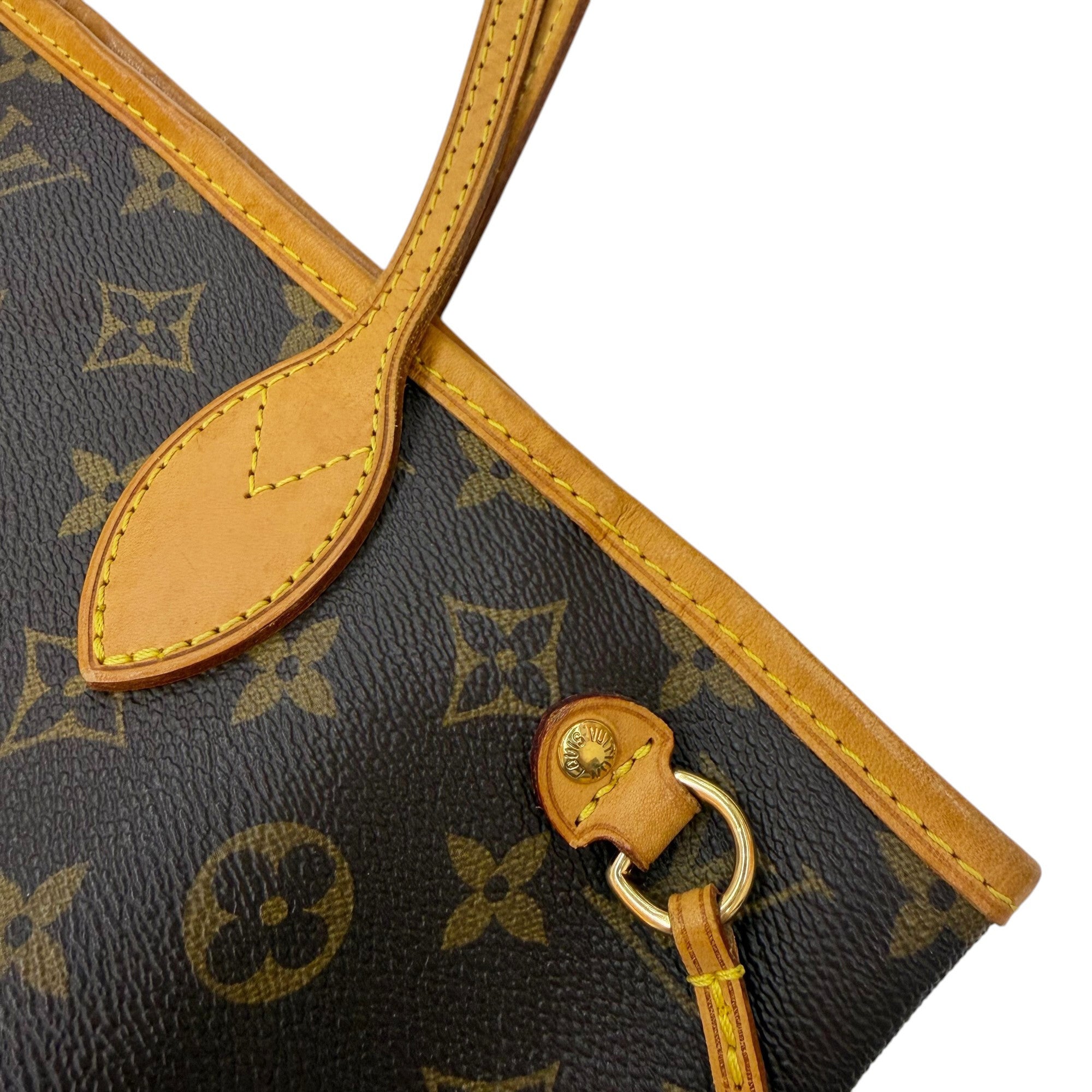 Louis Vuitton Brown Monogram Handbag Tote Bag (Pre-Owned)