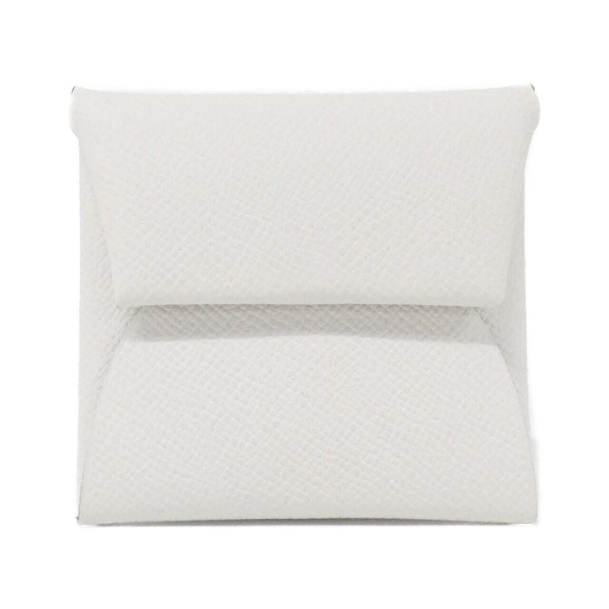 Hermes White Epsom Leather Coin Purse/Coin Case (Pre-Owned)