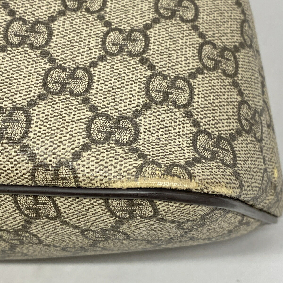Gucci Brown Pvc Handbag (Pre-Owned)