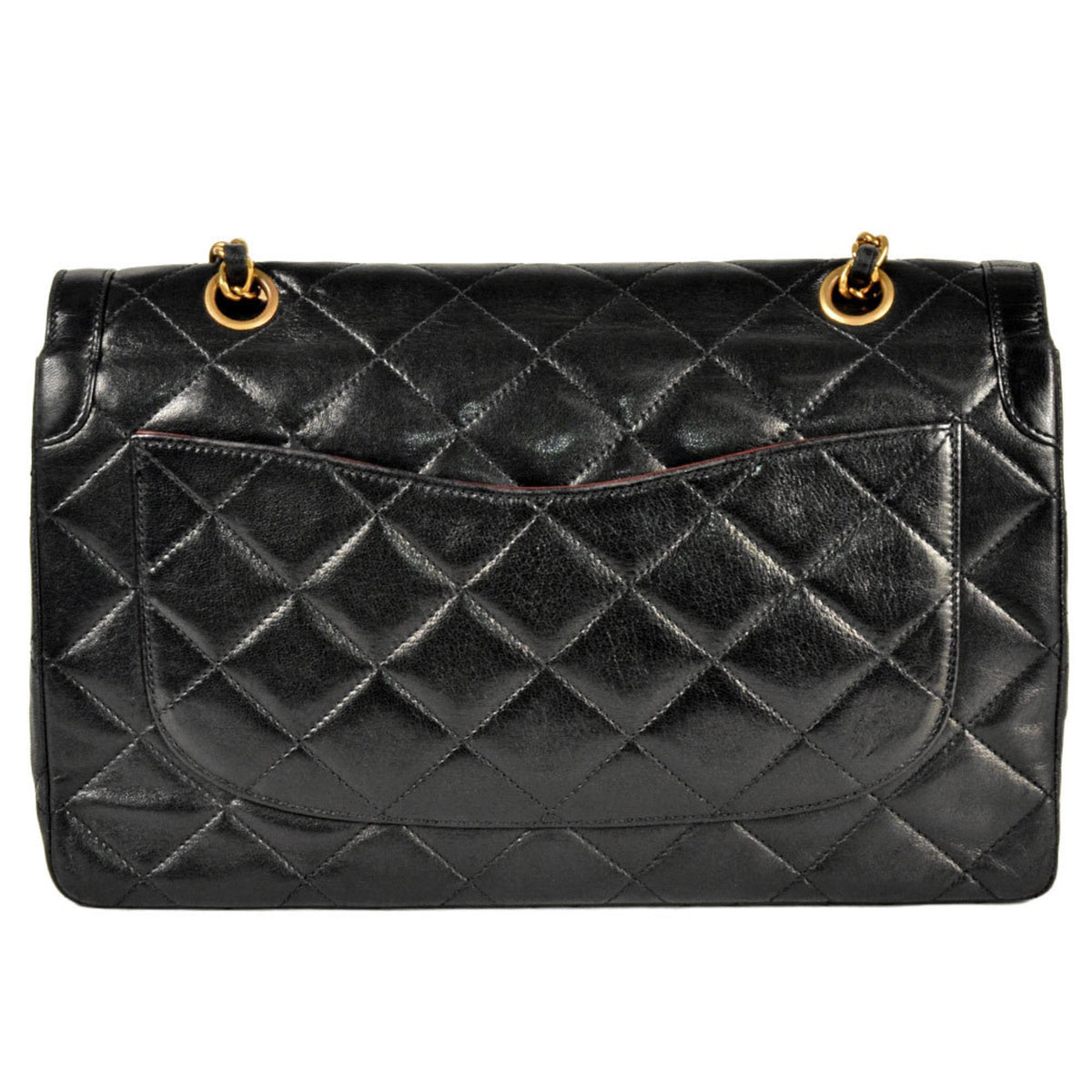 Chanel Black Leather Shoulder Bag (Pre-Owned)