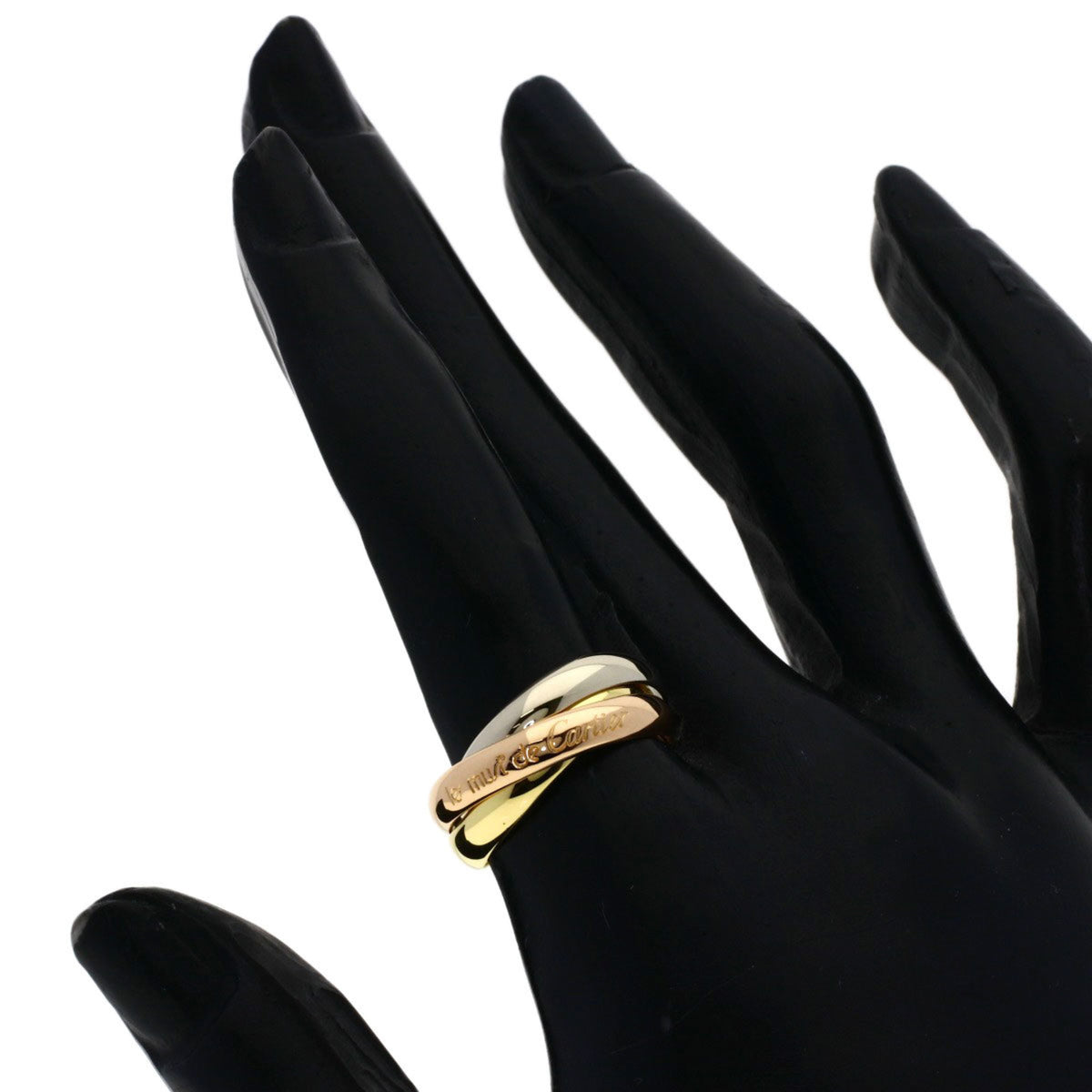 Cartier Trinity Yellow Gold (18K) Pink Gold (18K) White Gold (18K) Band Ring (Pre-Owned)