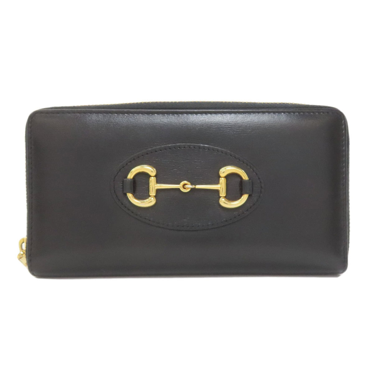 Gucci Black Leather Long Wallet (Bi-Fold) (Pre-Owned)
