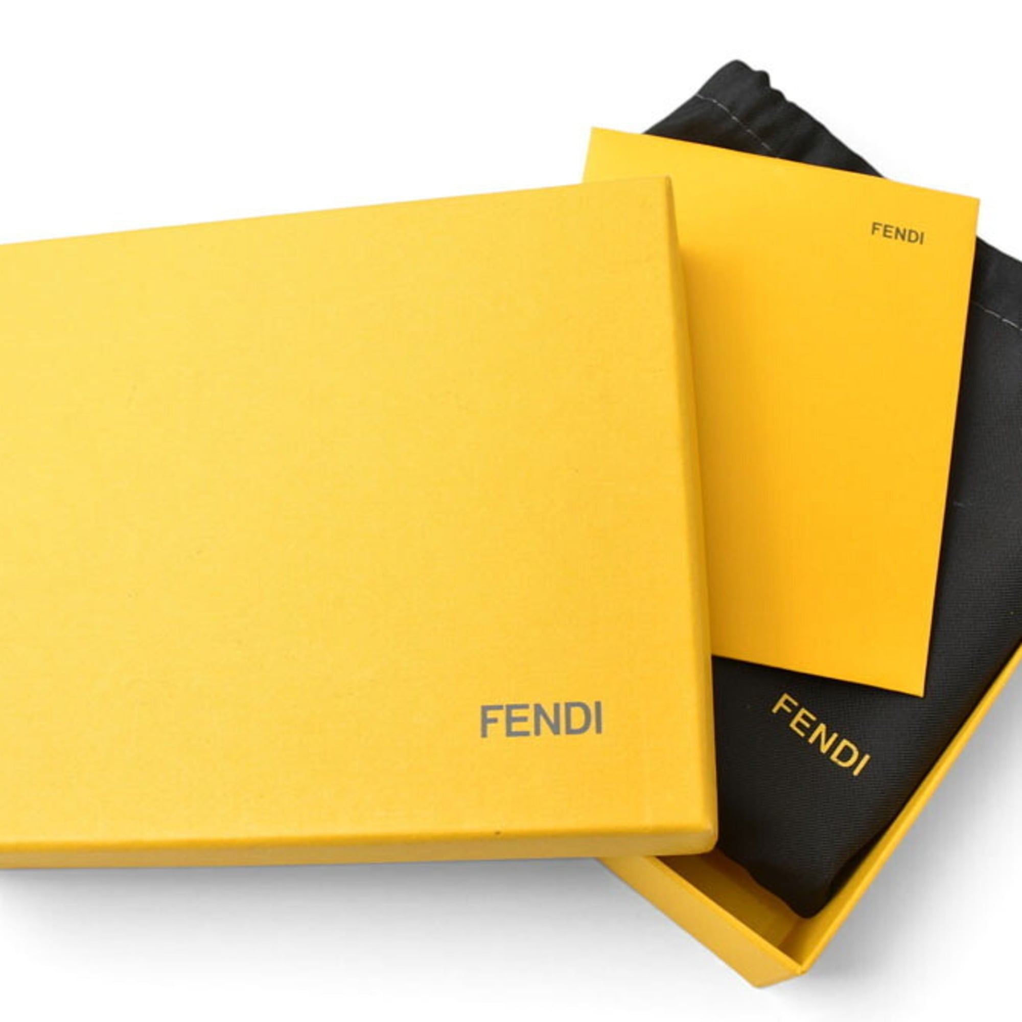 Fendi Beige Brown Brown Pvc Leather Wallet (Bi-Fold) (Pre-Owned)