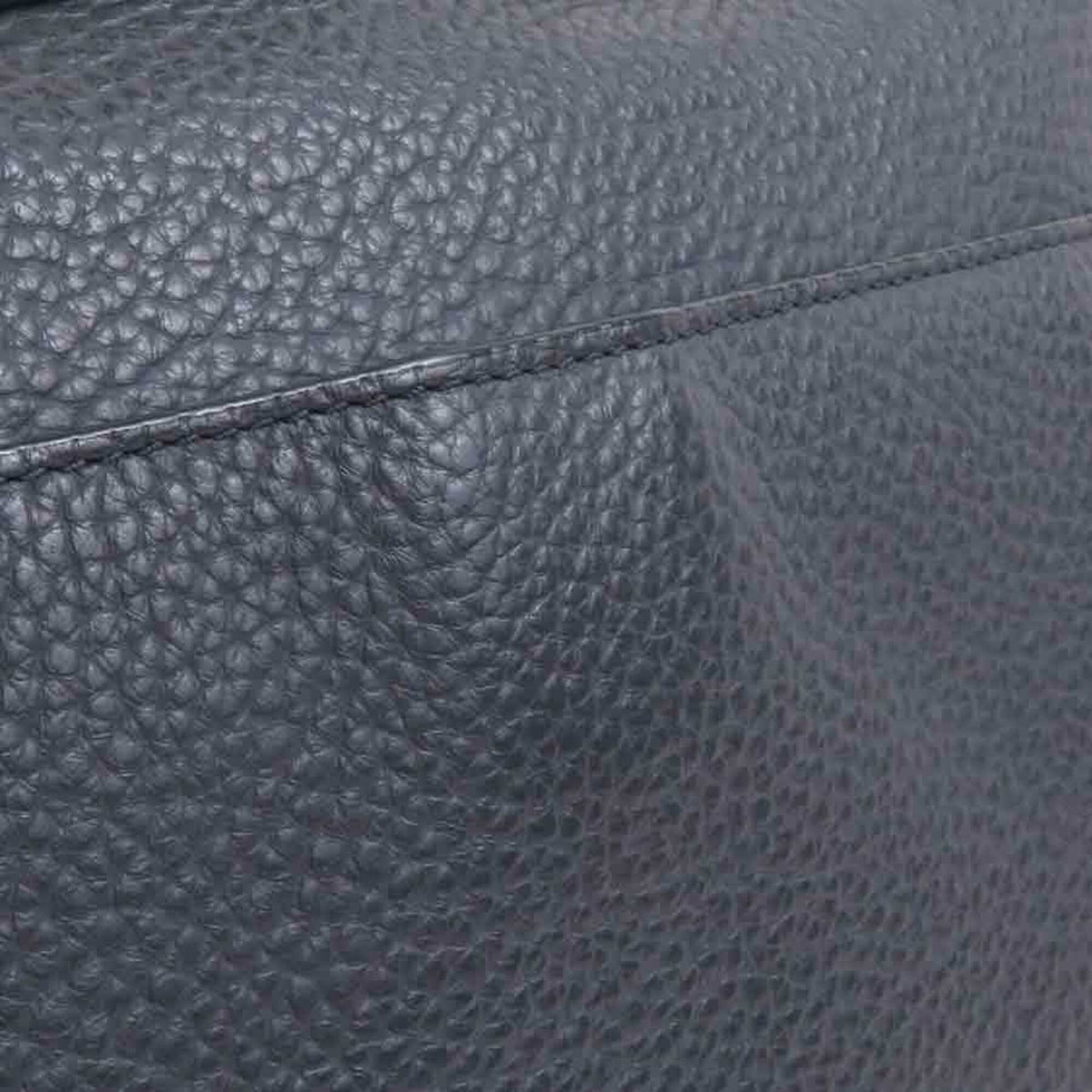 Coach Charcoal Gray Leather Shoulder Bag (Pre-Owned)
