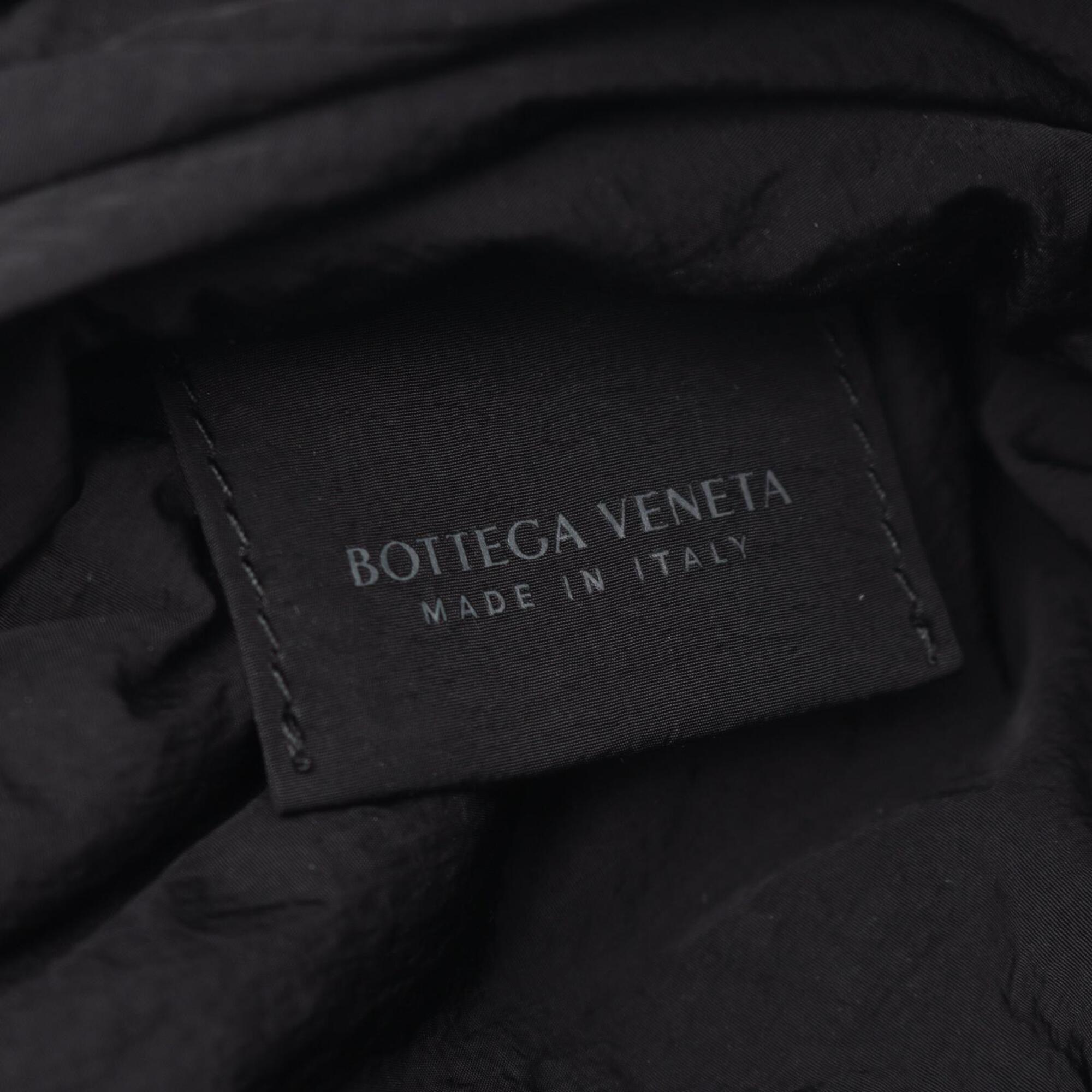 Bottega Veneta Black Nylon Backpack Handbag (Pre-Owned)