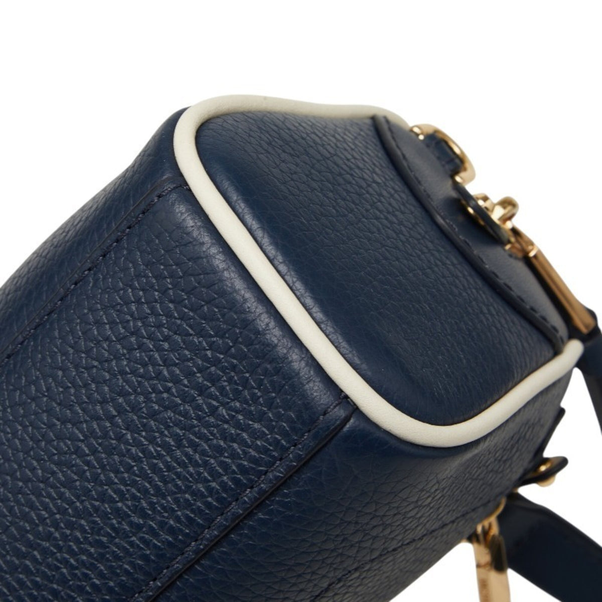 Michael Kors Navy Leather Handbag Shoulder Bag (Pre-Owned)
