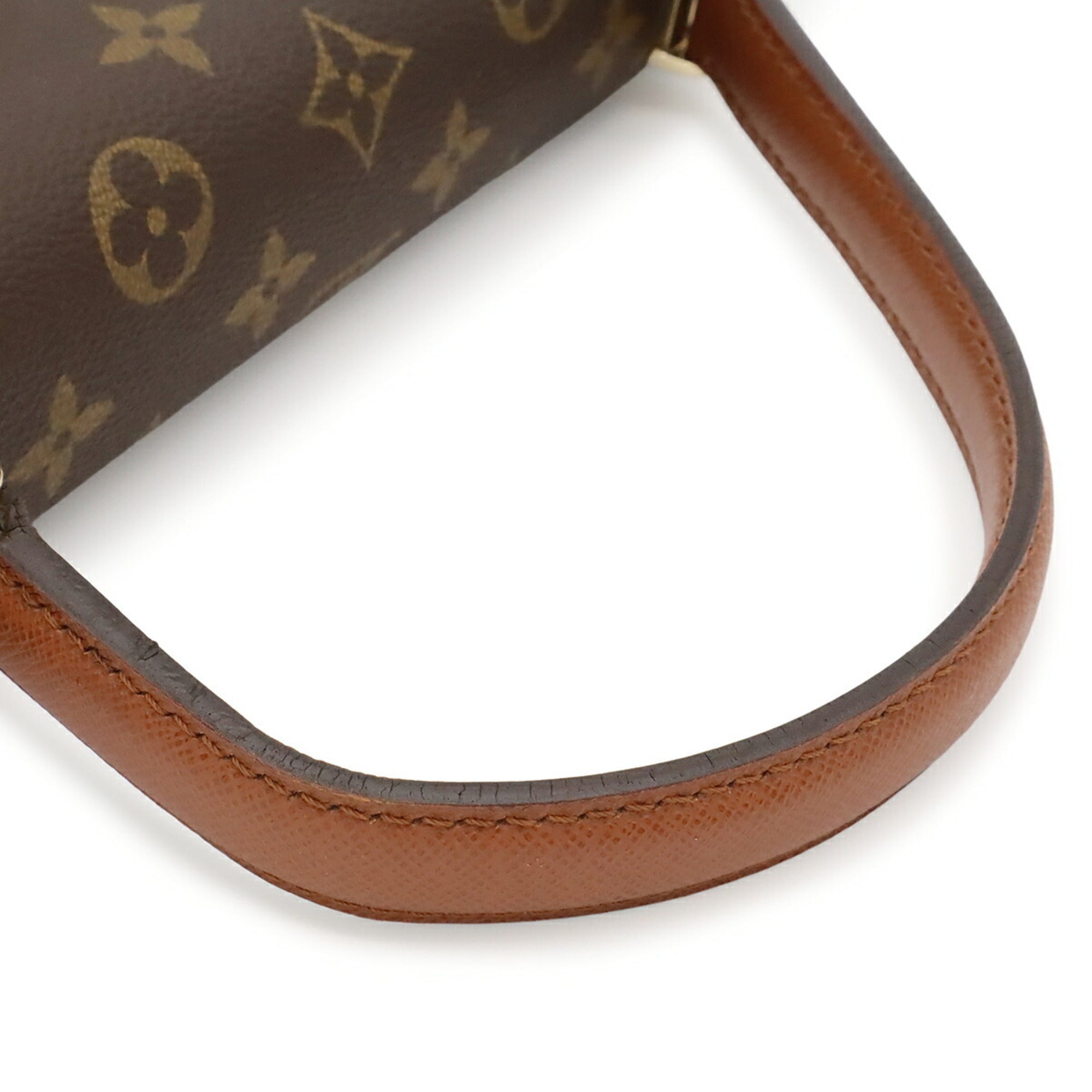 Louis Vuitton Brown Monogram Canvas Handbag (Pre-Owned)