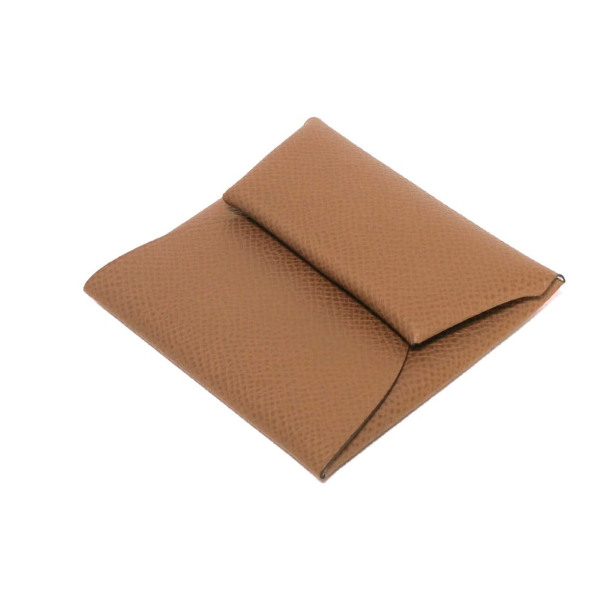 Hermes Alezan Brown Epsom Leather Coin Purse/Coin Case (Pre-Owned)
