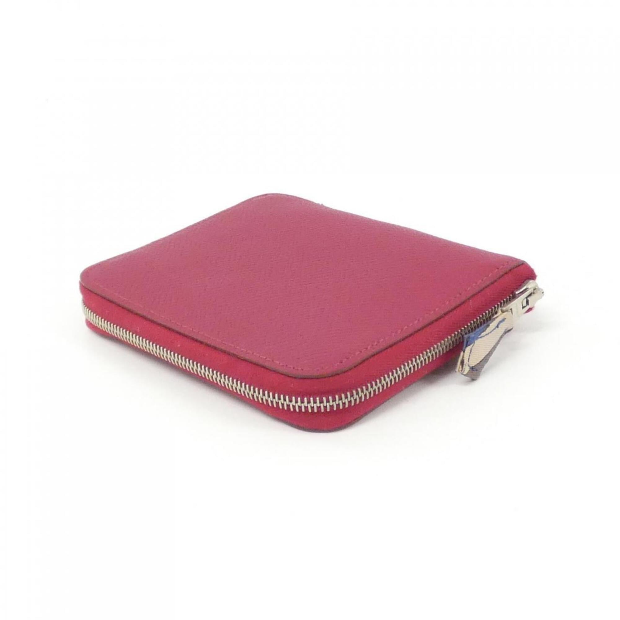 Hermes Silk'in Ruby Epsom Leather Silk Coin Purse/Coin Case (Pre-Owned)