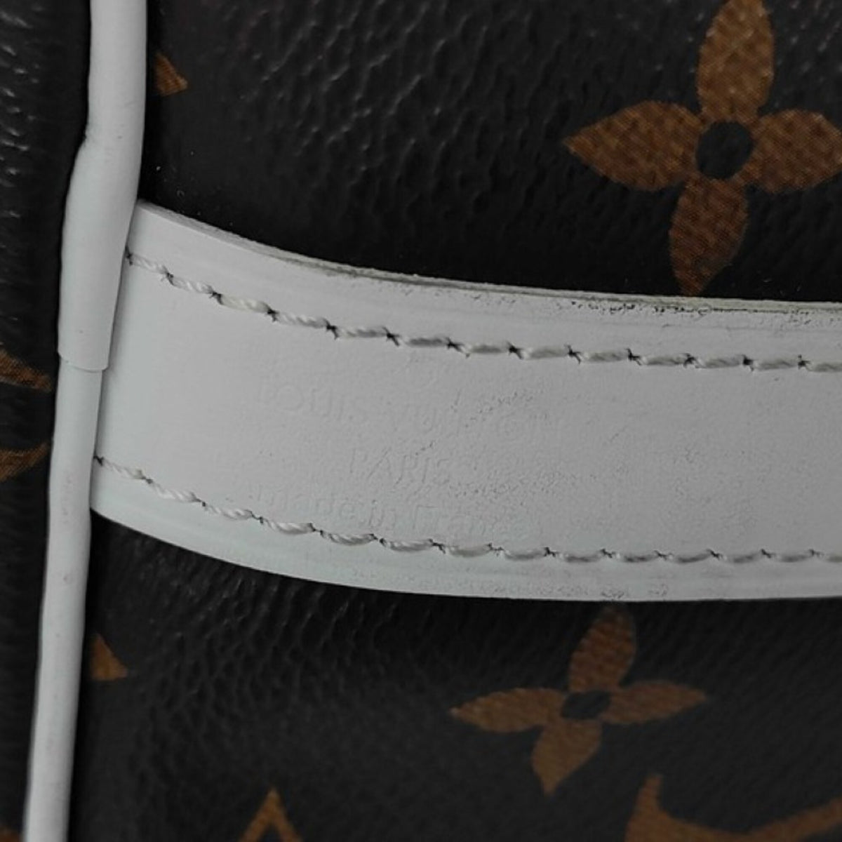 Louis Vuitton Brown Monogram White Monogram Handbag Pouch Shoulder Bag (Pre-Owned)