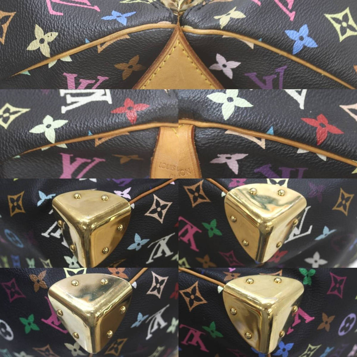 Louis Vuitton Monogram Multicolore Blanc Monogram Multicolore Boston Bag (Pre-Owned)