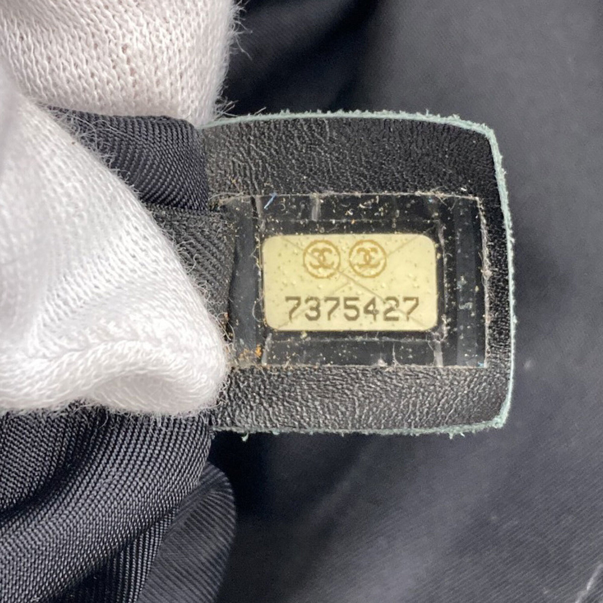 Chanel Black Nylon Tote Bag (Pre-Owned)
