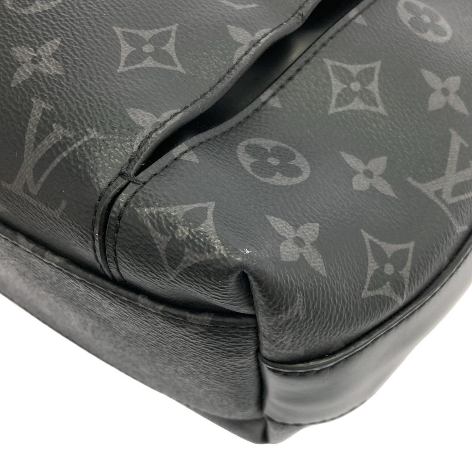 Louis Vuitton Black Coated Canvas Shoulder Bag (Pre-Owned)