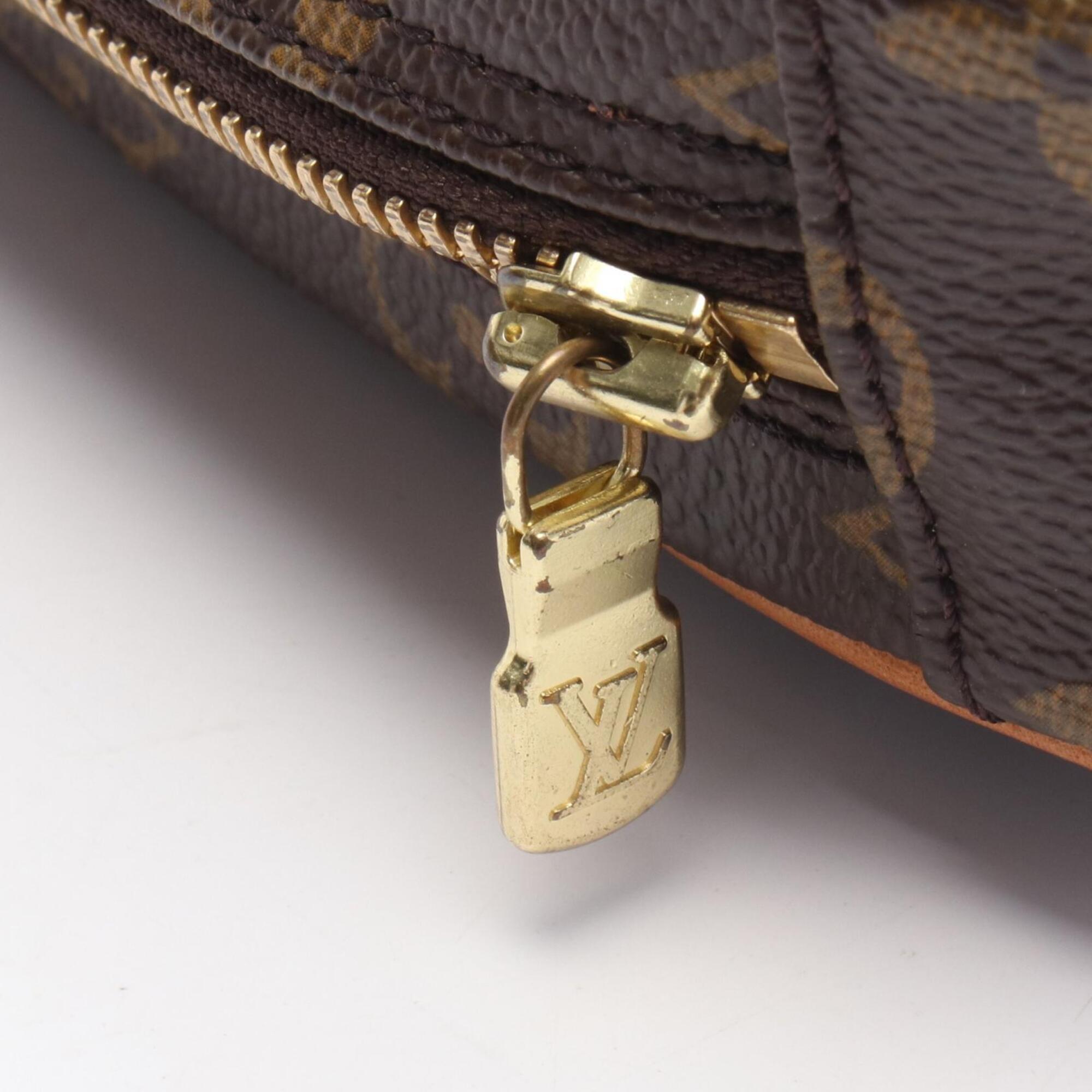 Louis Vuitton Brown Monogram Coated Canvas Leather Fanny Pack Handbag (Pre-Owned)