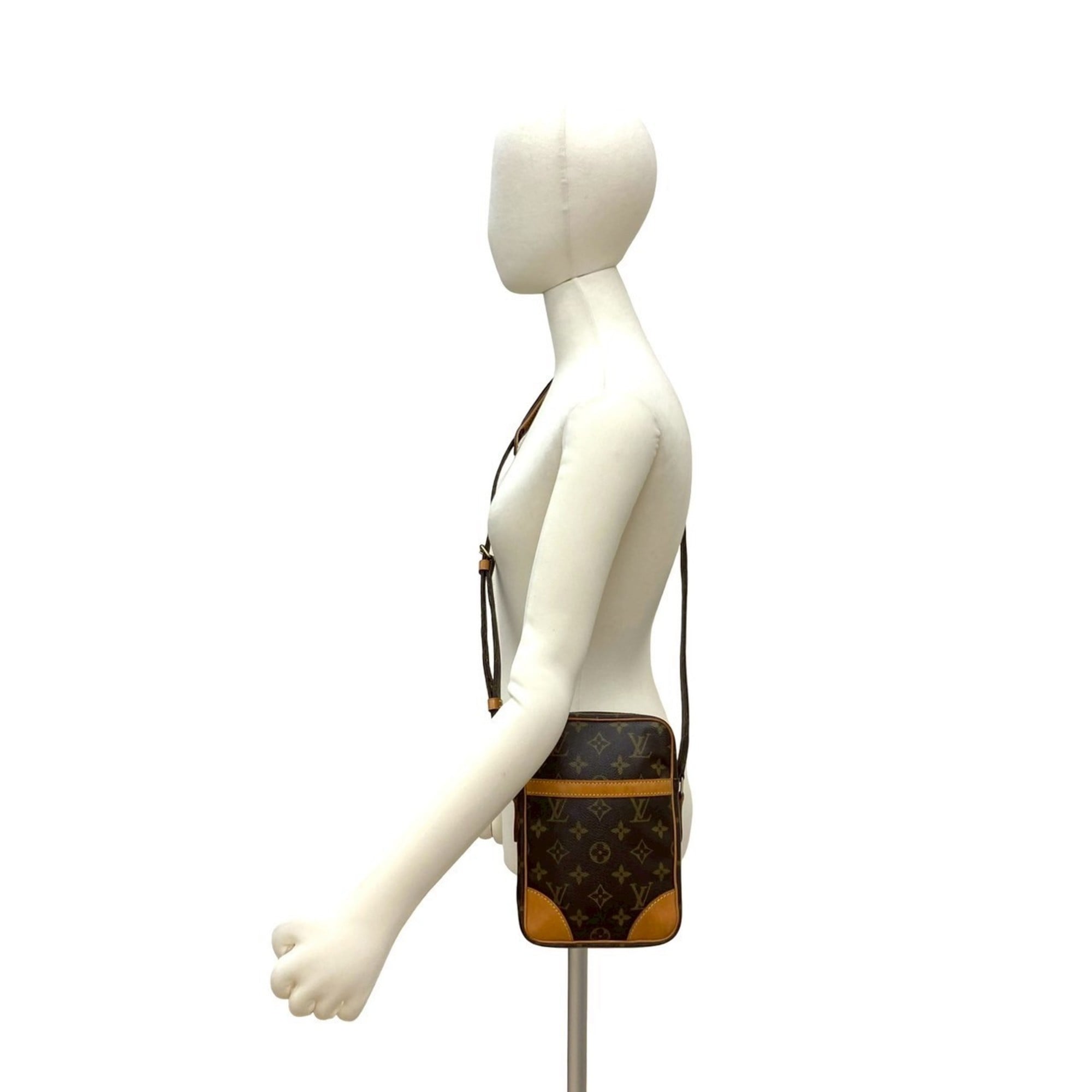 Louis Vuitton Brown Leather Pvc Pochette Shoulder Bag (Pre-Owned)