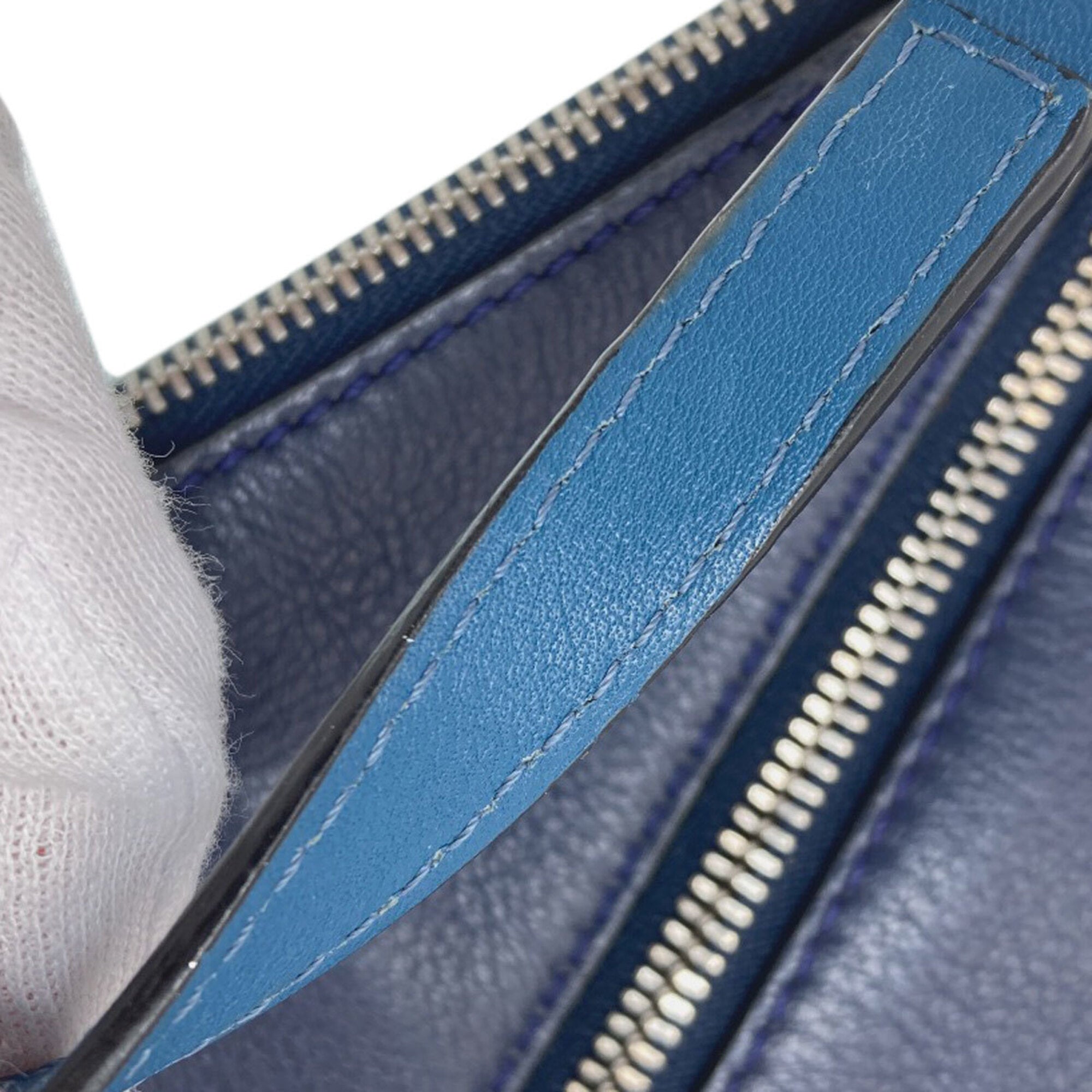Loewe Puzzle Blue Shoulder Bag (Pre-Owned)