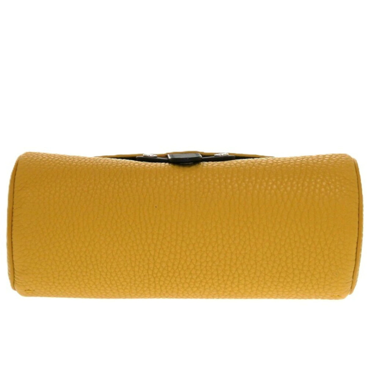 Fendi Yellow Leather Pouch (Pre-Owned)