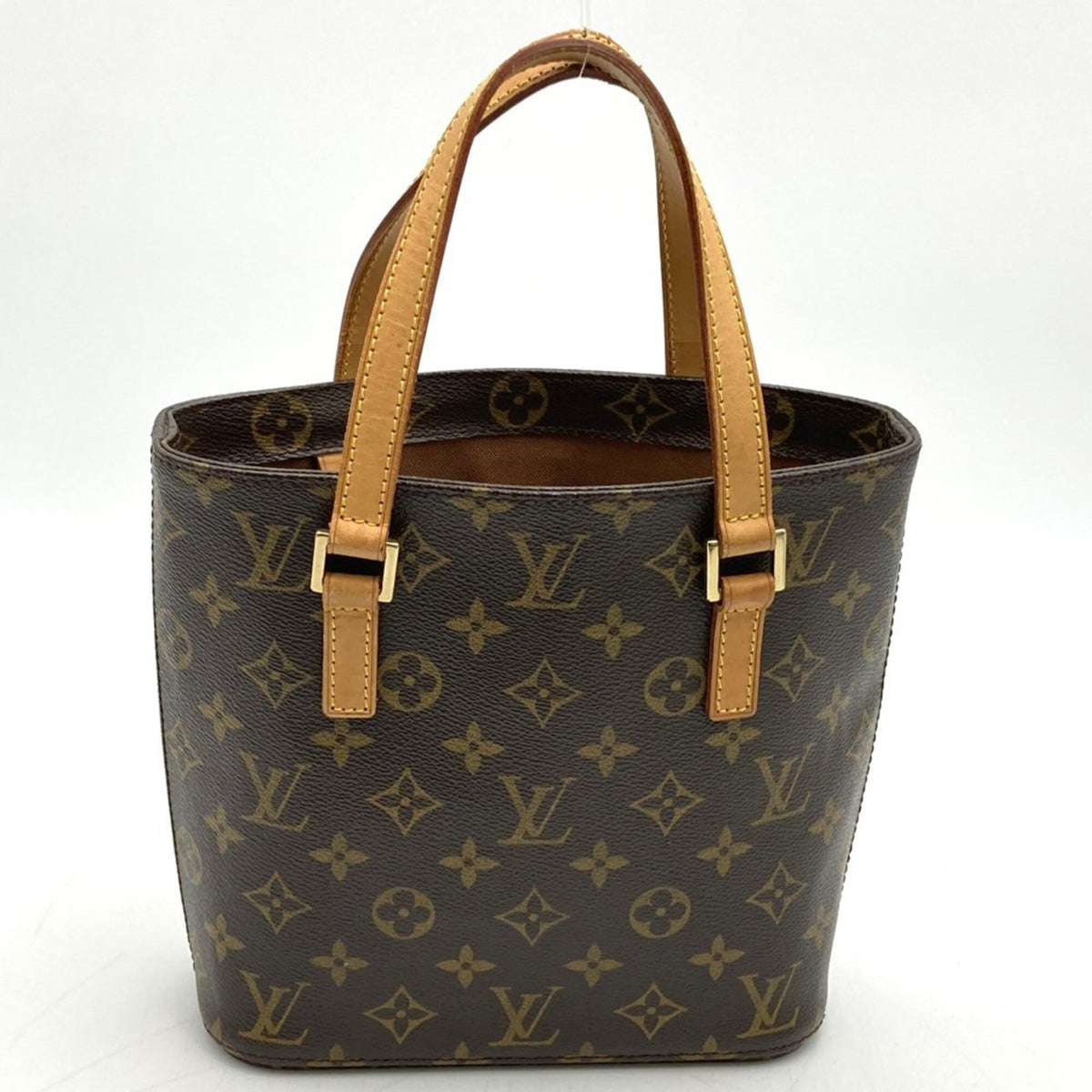 Louis Vuitton Brown Monogram Canvas Handbag (Pre-Owned)