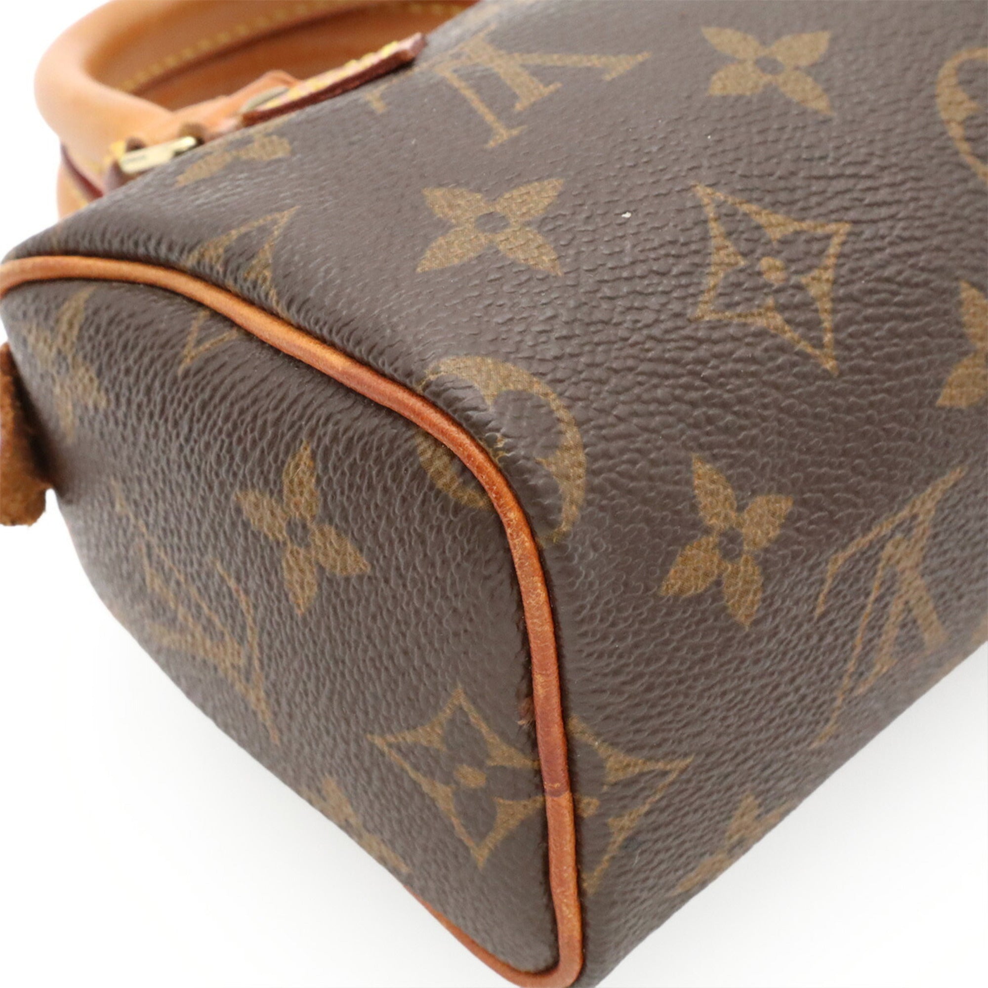 Louis Vuitton Brown Monogram Mini Handbag Pouch (Pre-Owned)