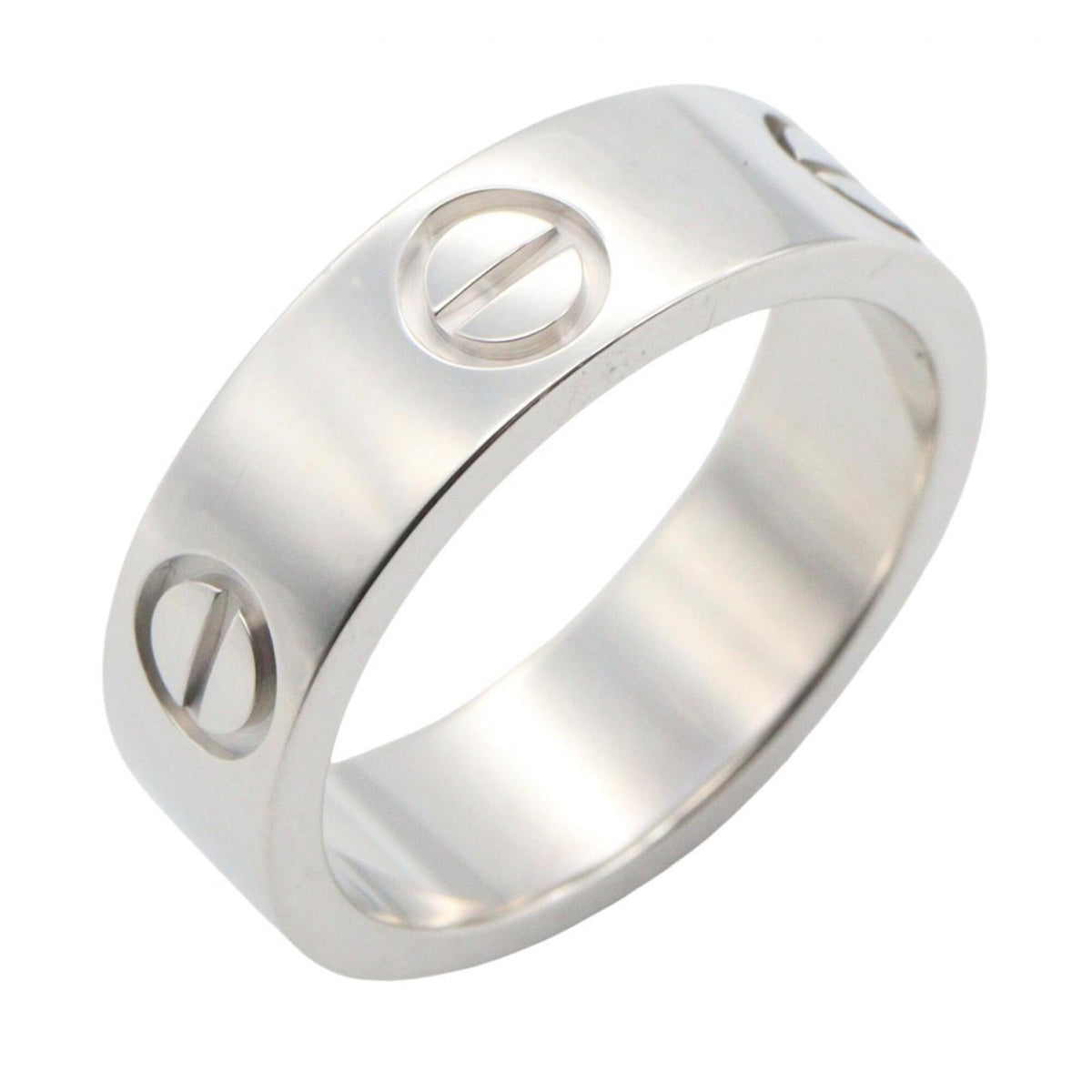 Cartier White Gold White Gold (18K) Band Ring (Pre-Owned)