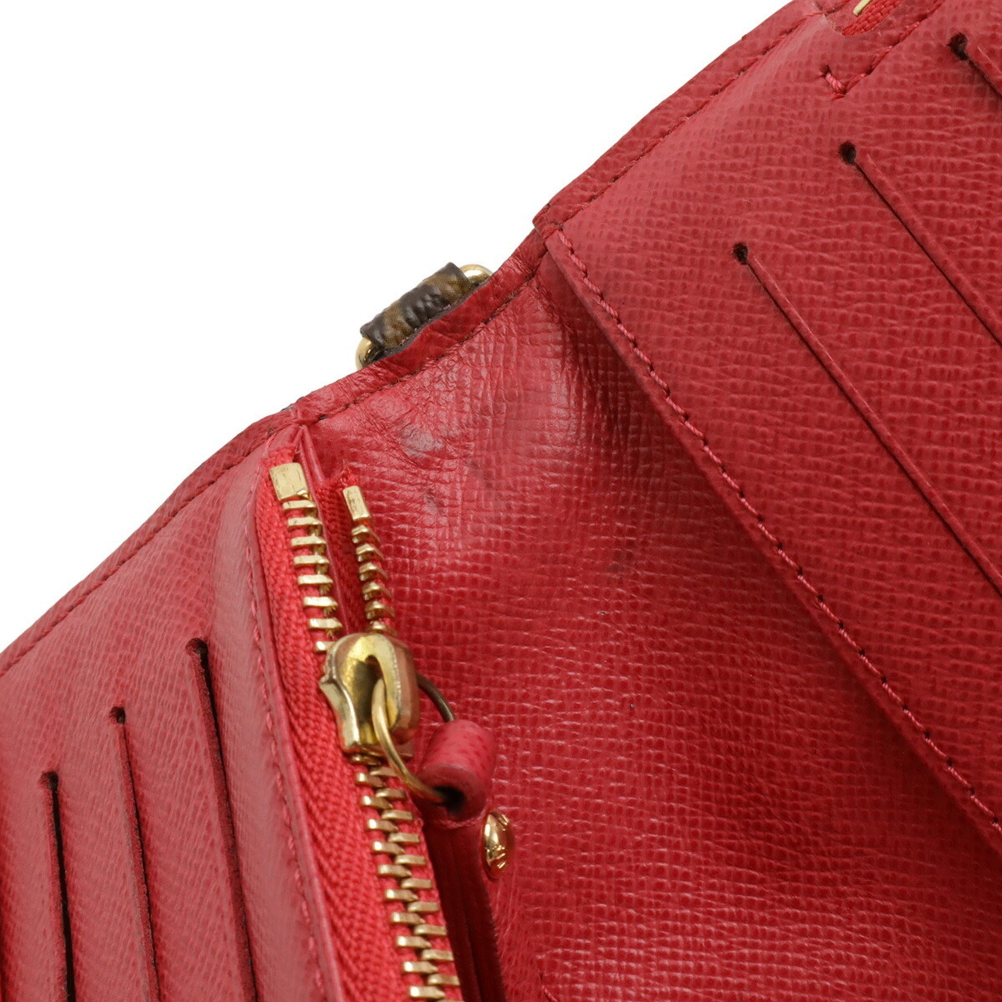 Louis Vuitton Rose Pop Monogram Pvc Long Wallet (Bi-Fold) (Pre-Owned)