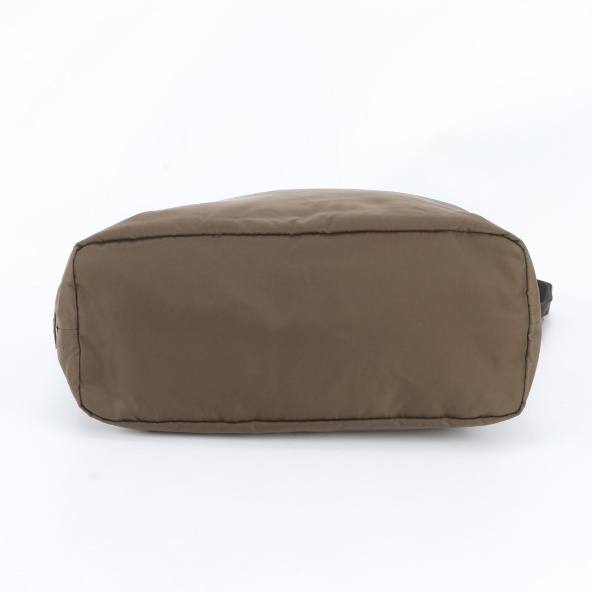 Prada Green Khaki Shoulder Bag Tote Bag (Pre-Owned)