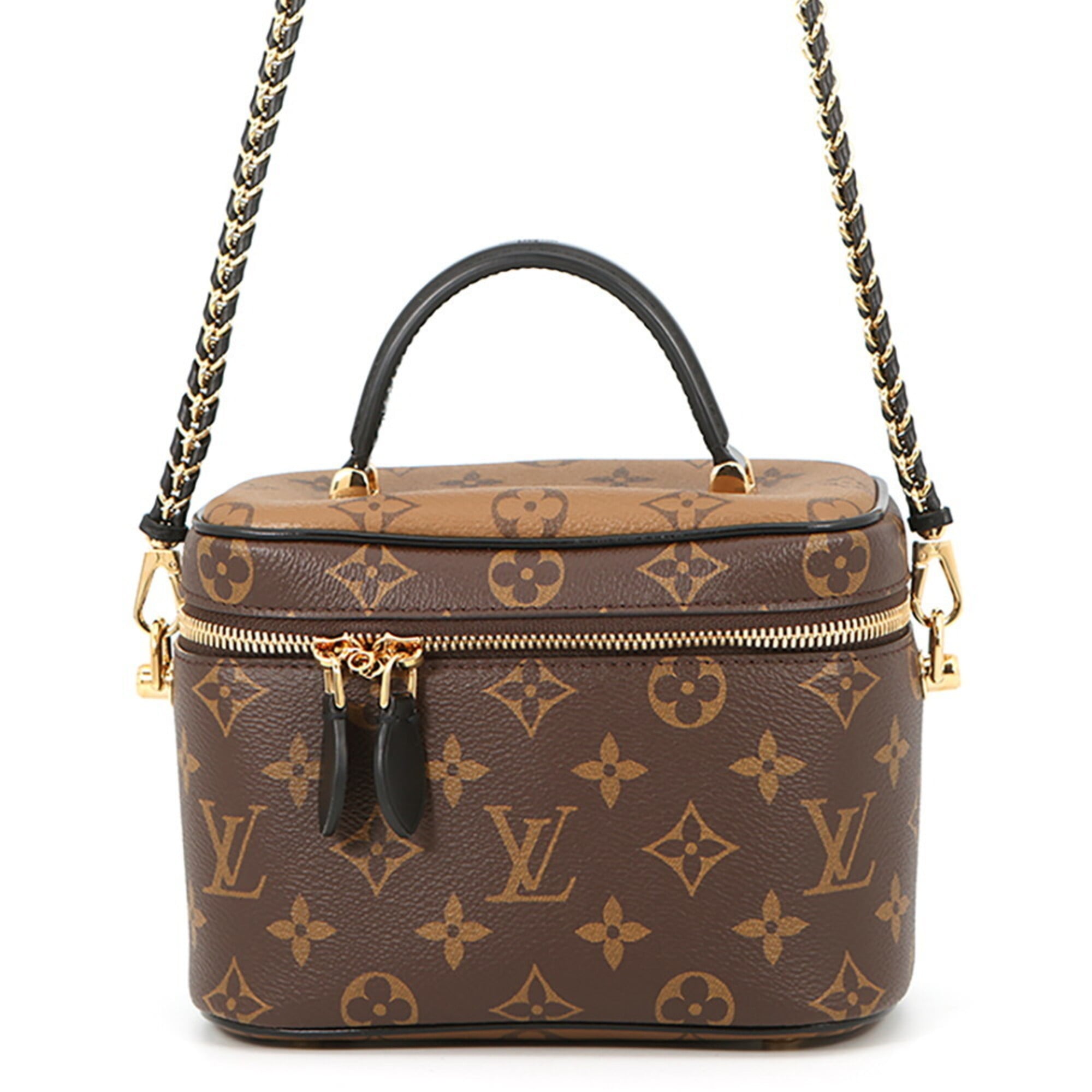 Louis Vuitton Monogram Reverse Noir Monogram Reverse Monogram Handbag Shoulder Bag (Pre-Owned)