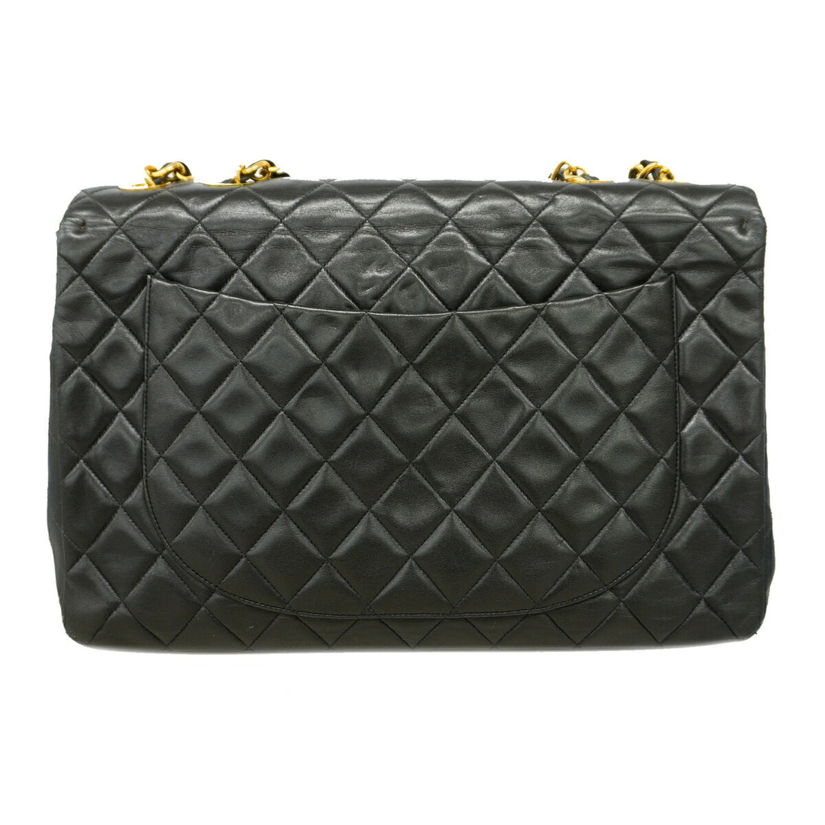 Chanel Black Leather Shoulder Bag (Pre-Owned)