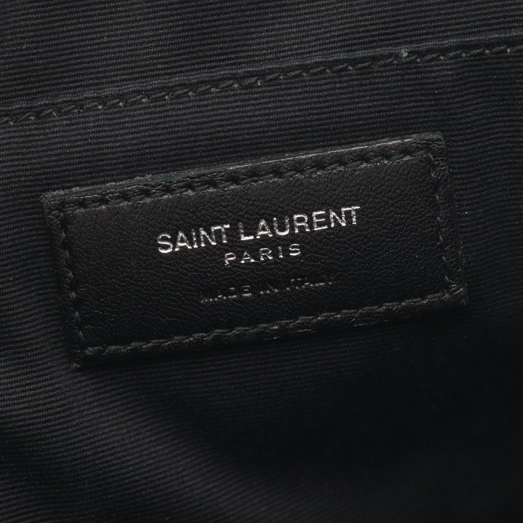 Yves Saint Laurent Black Leather Shoulder Bag (Pre-Owned)