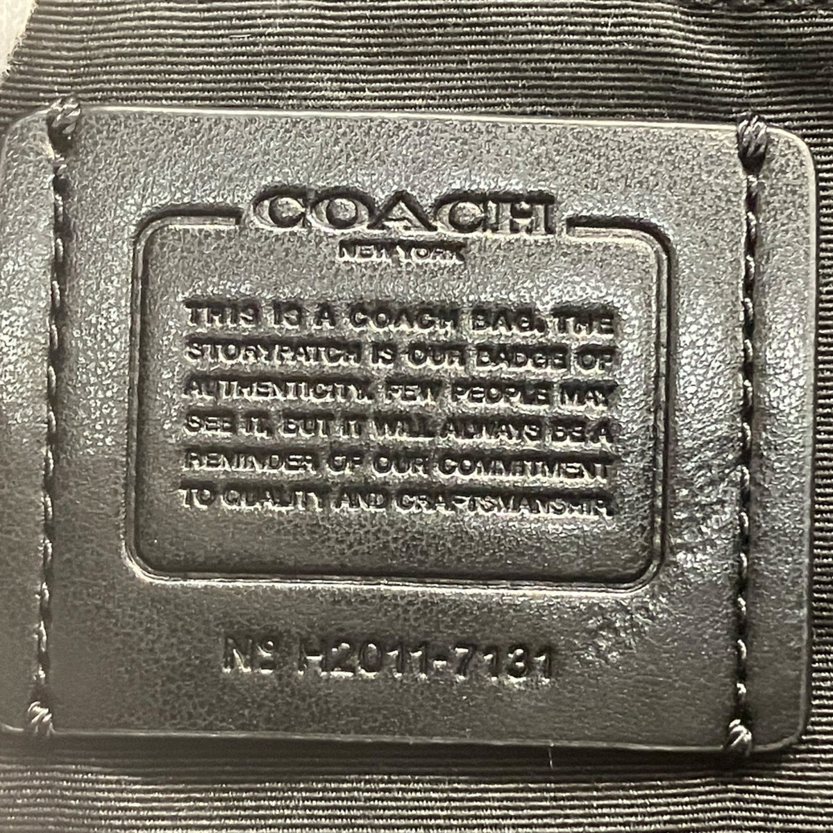 Coach Leather Tote Bag (Pre-Owned)