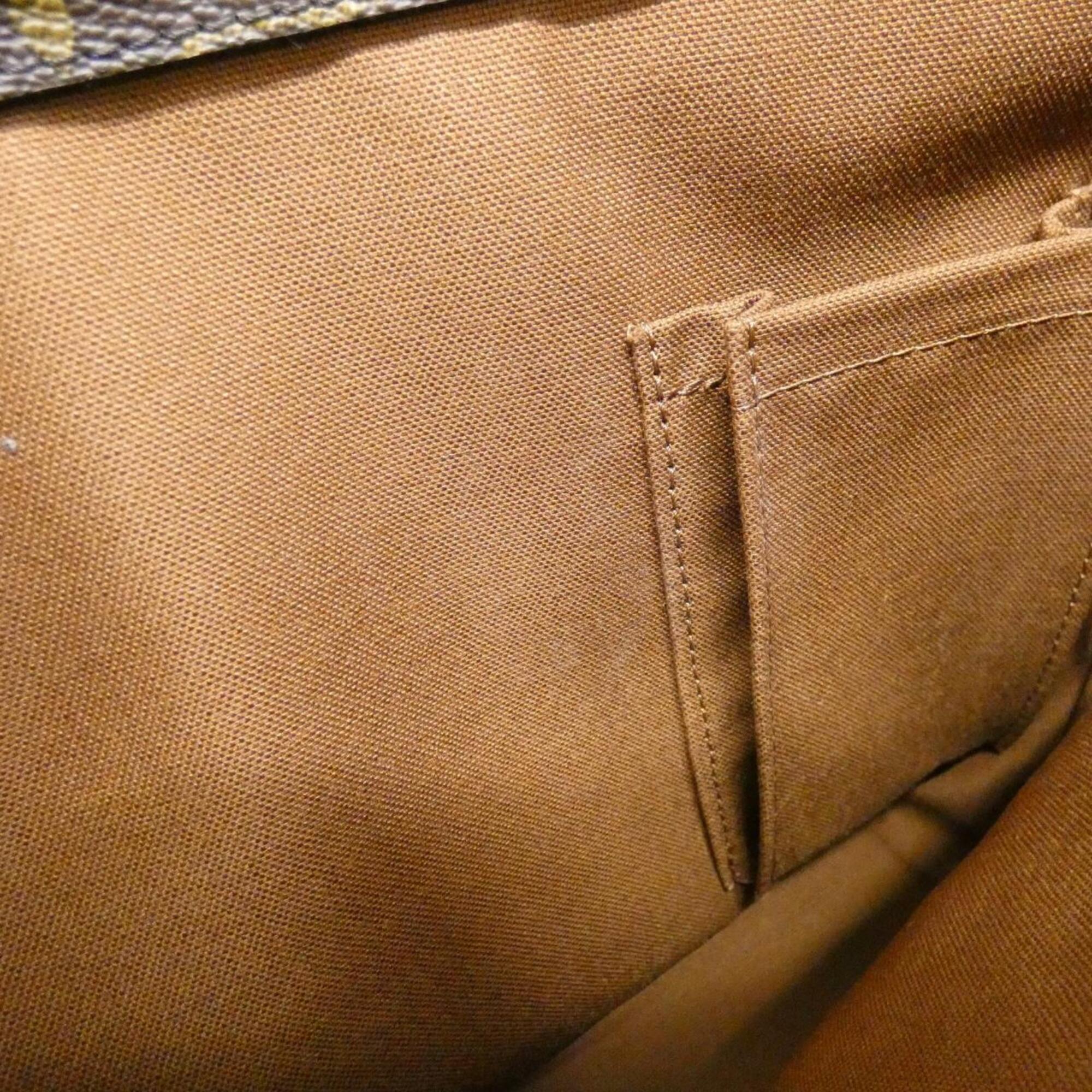 Louis Vuitton Marron Coated Canvas Handbag (Pre-Owned)