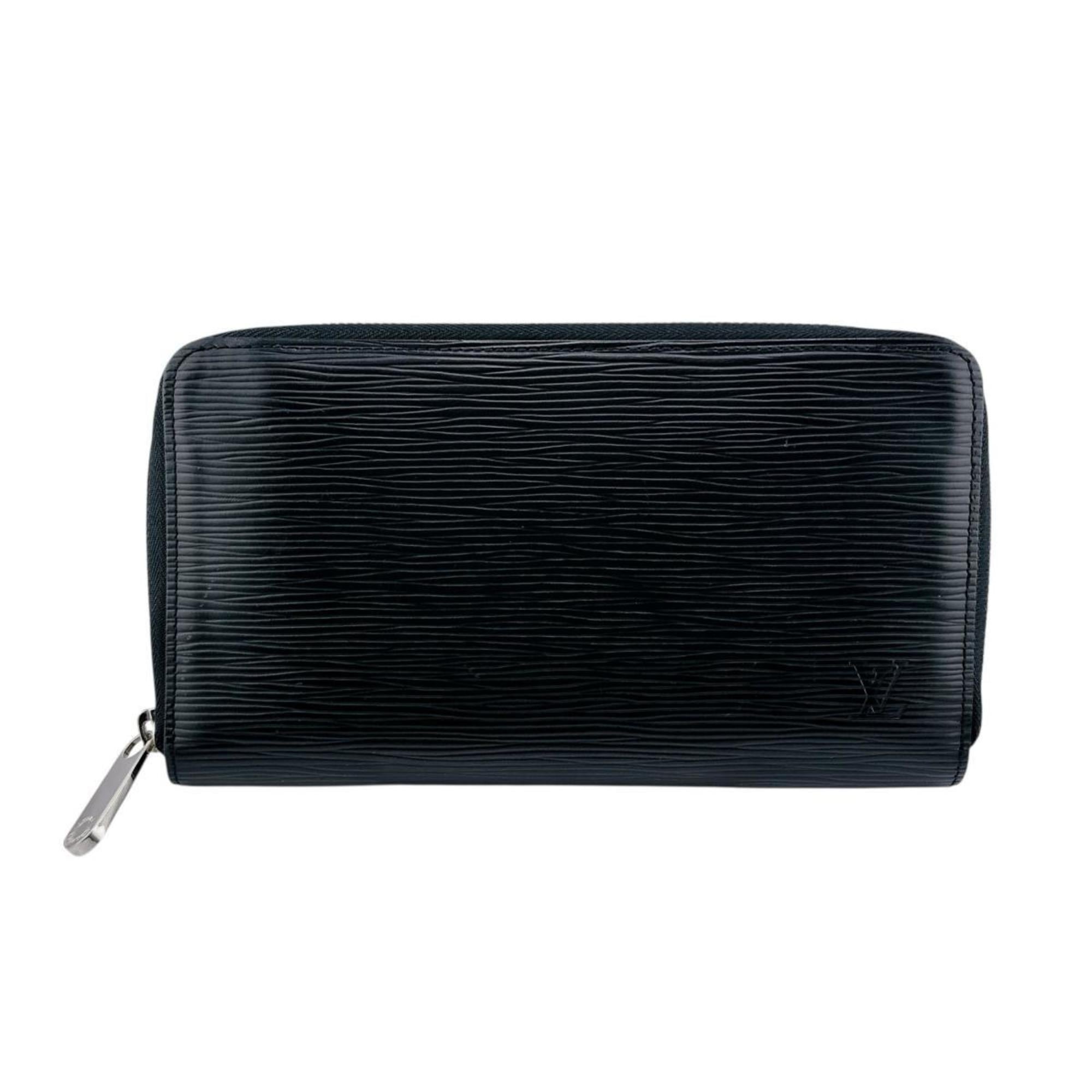 Louis Vuitton Noir Epi Leather Long Wallet (Bi-Fold) (Pre-Owned)