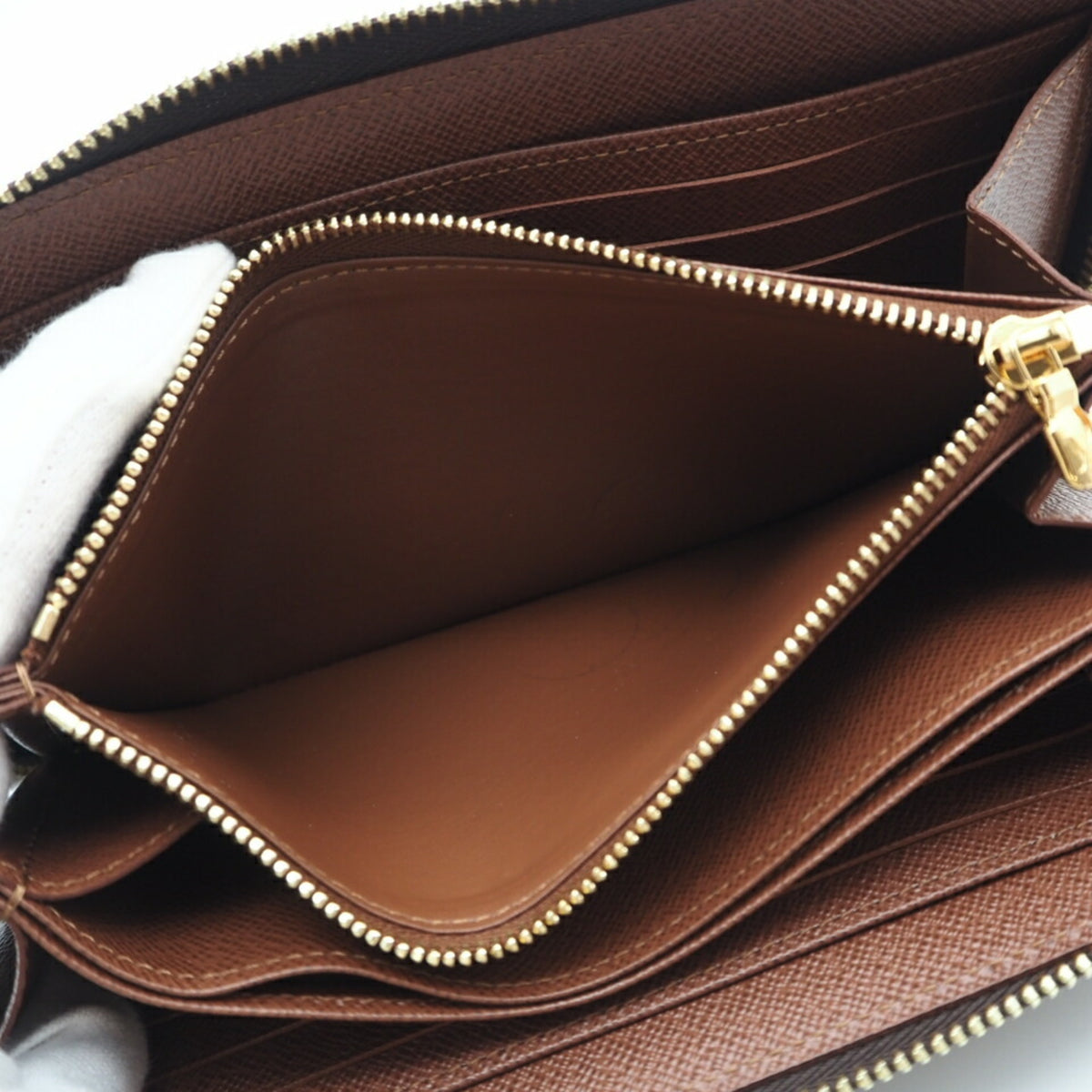 Louis Vuitton Monogram Brown Coated Canvas Long Wallet (Bi-Fold) (Pre-Owned)